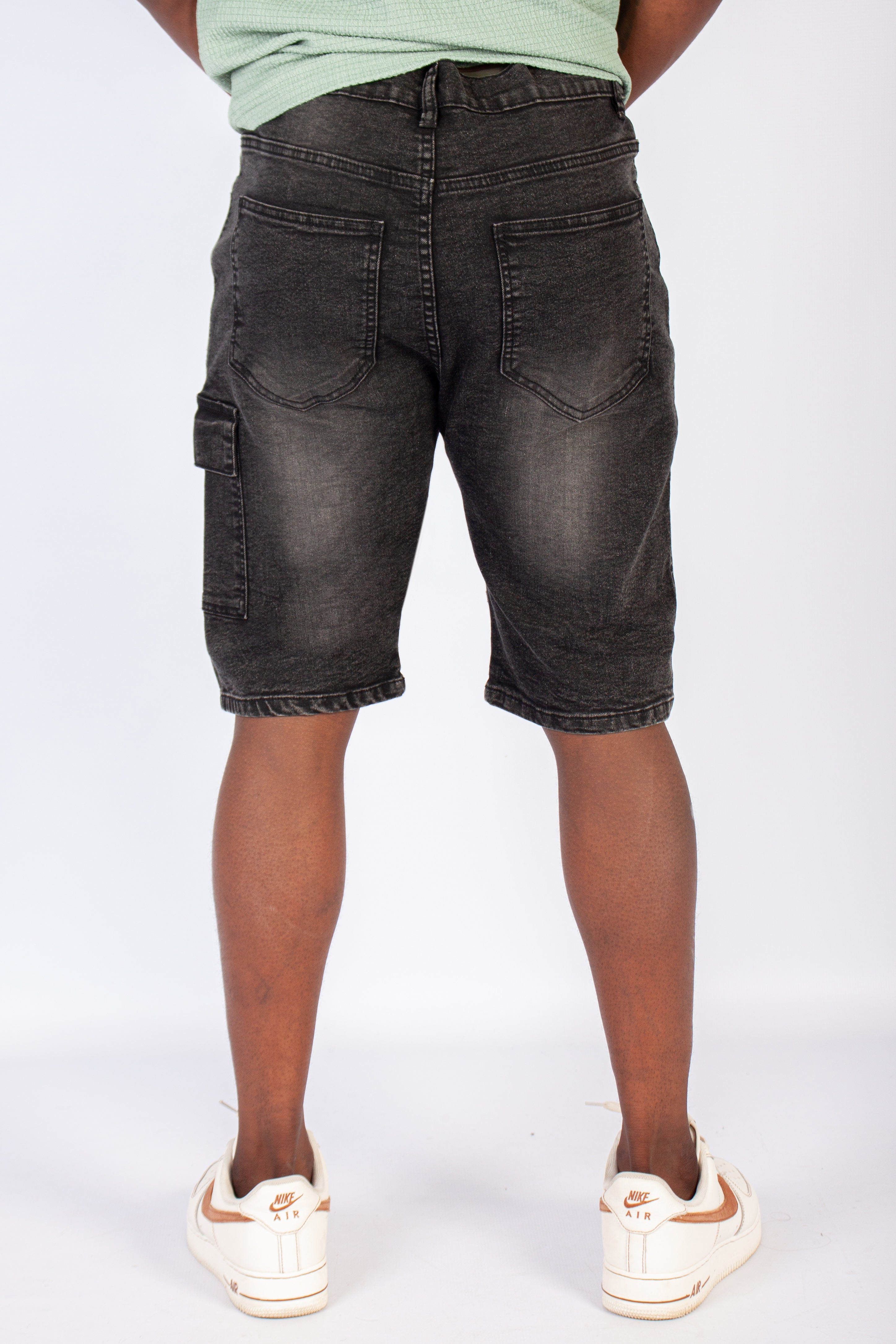 Cargo Denim Shorts
