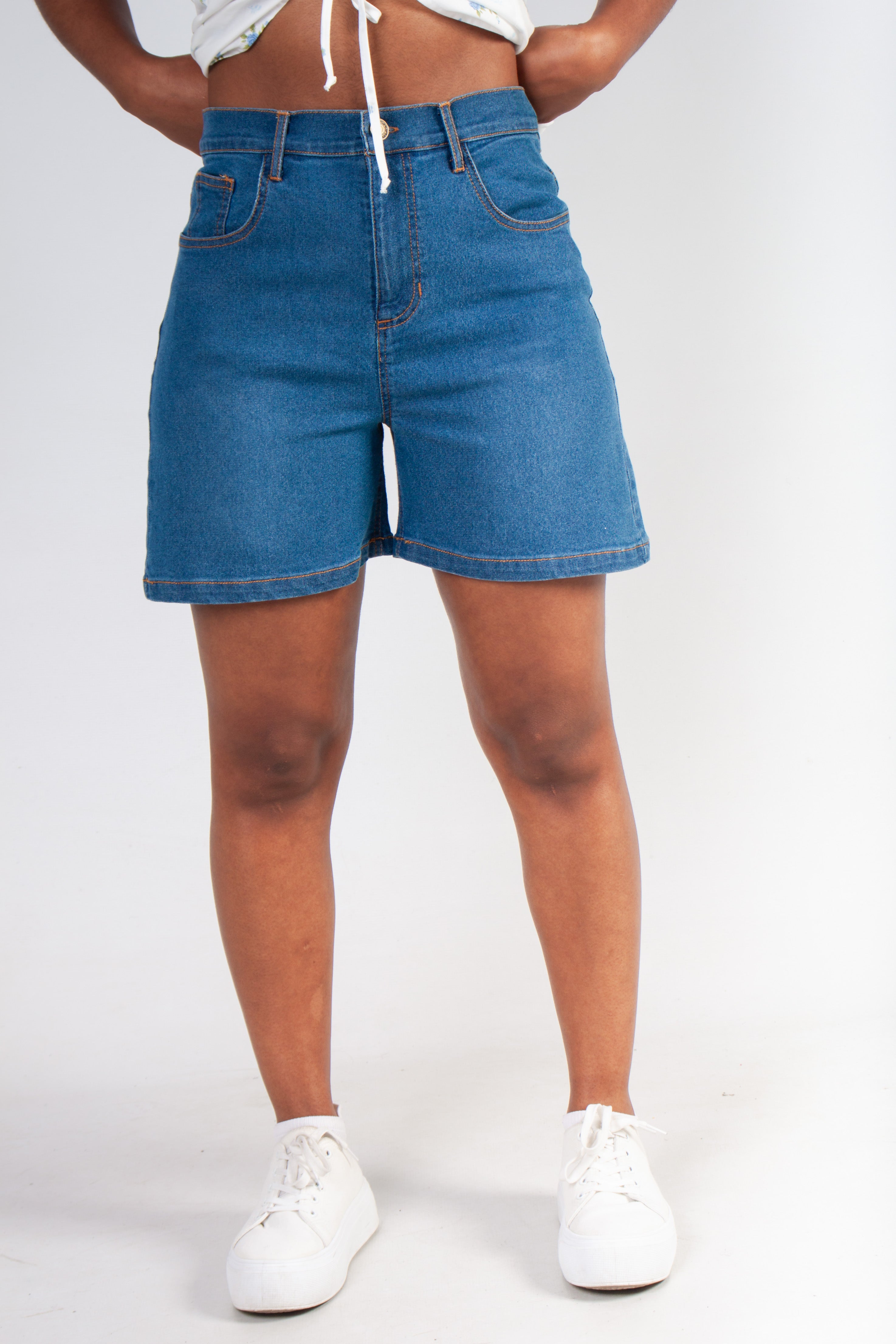 Denim Mom Shorts