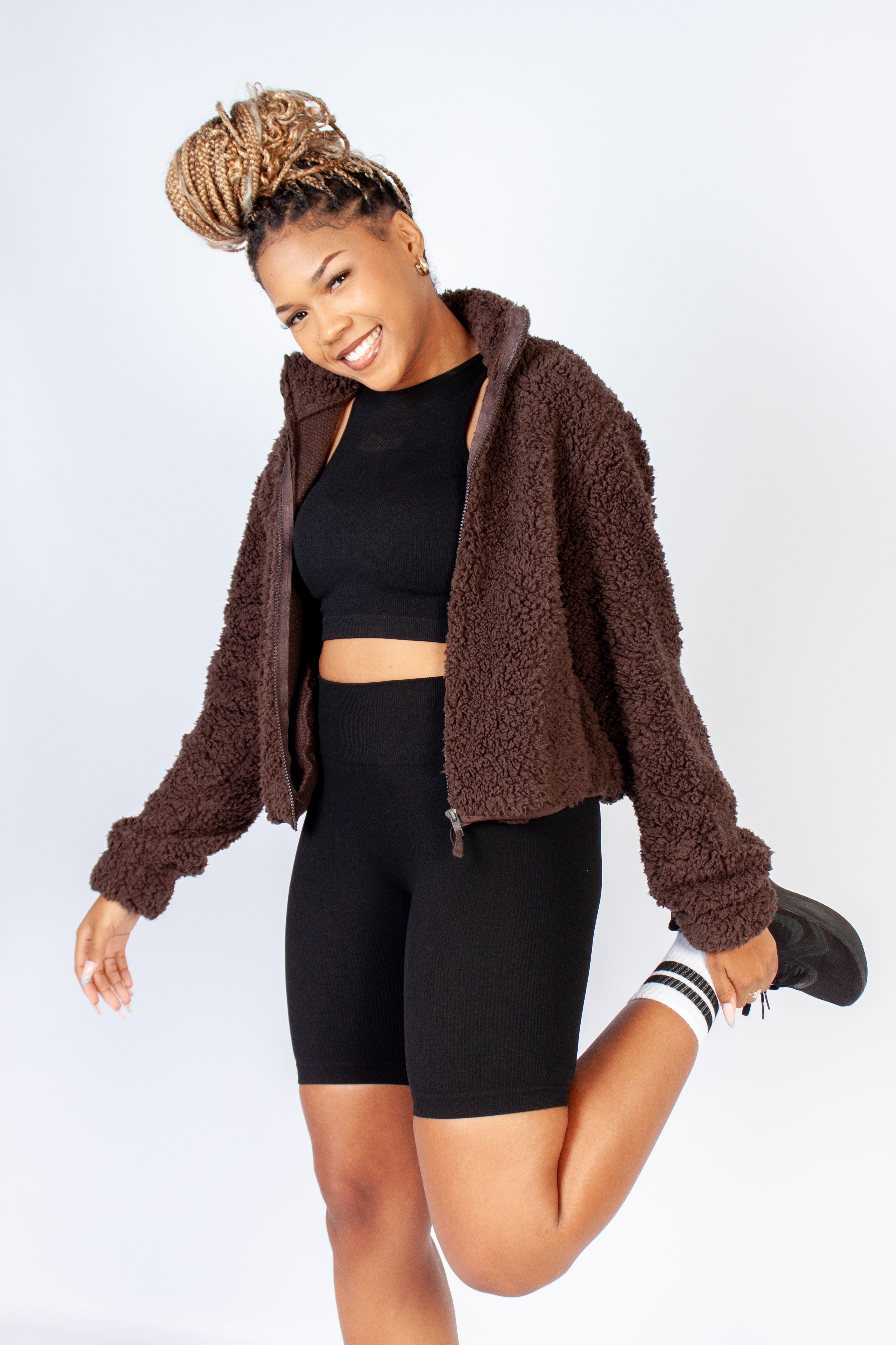 Sherpa Zip Thru Jacket