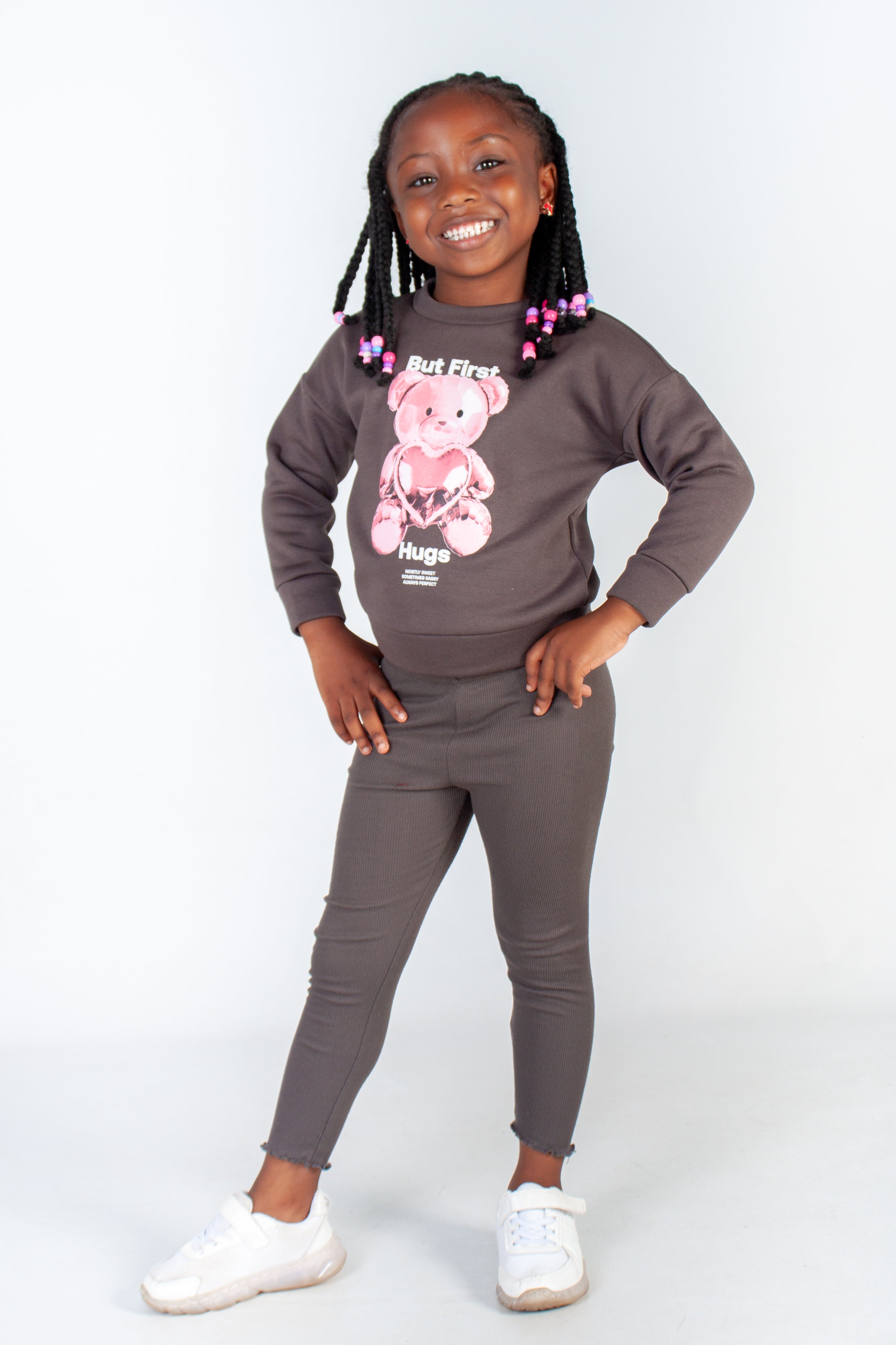 Graphic Sweater And Legging Set