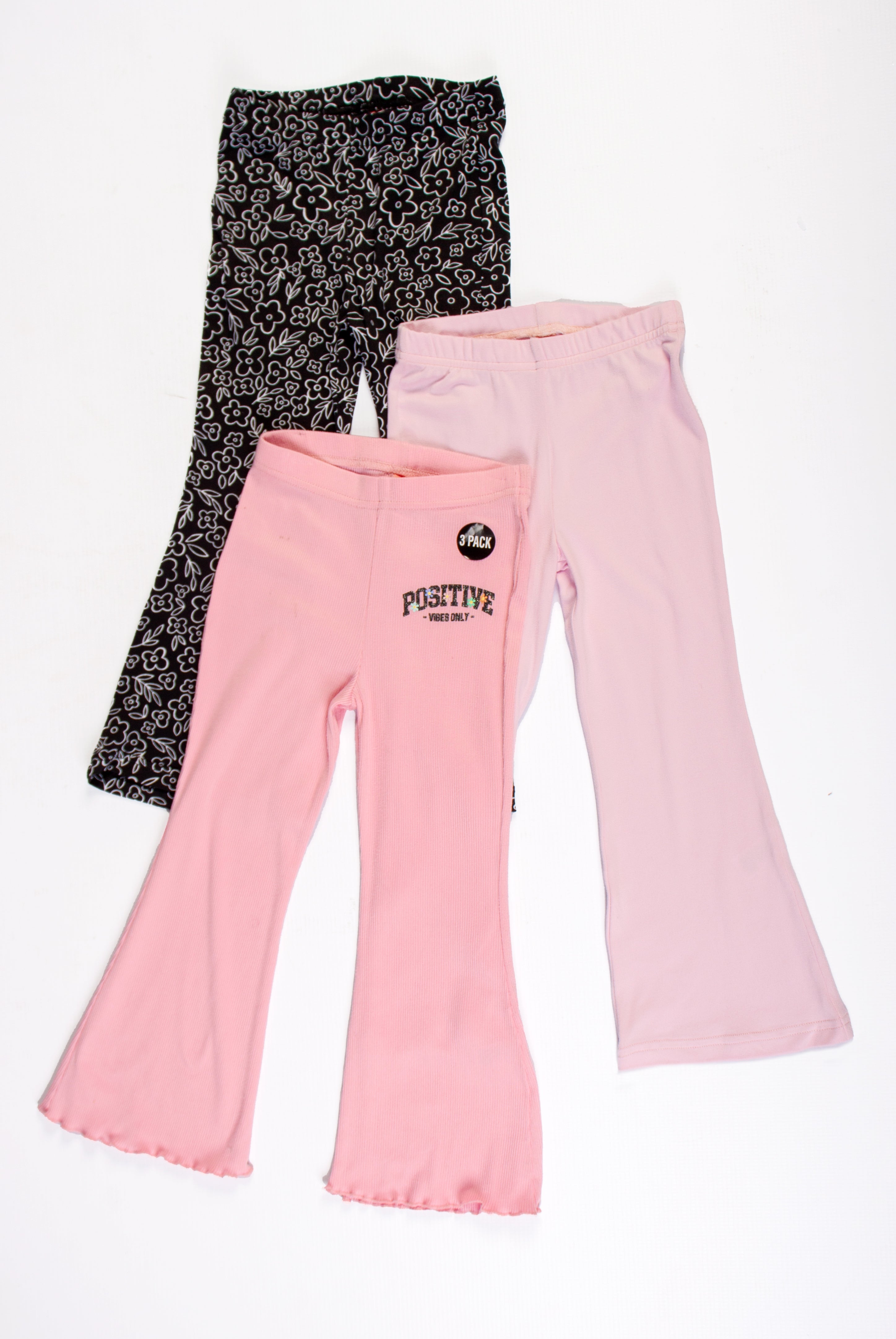 3 Pack Flared Legging