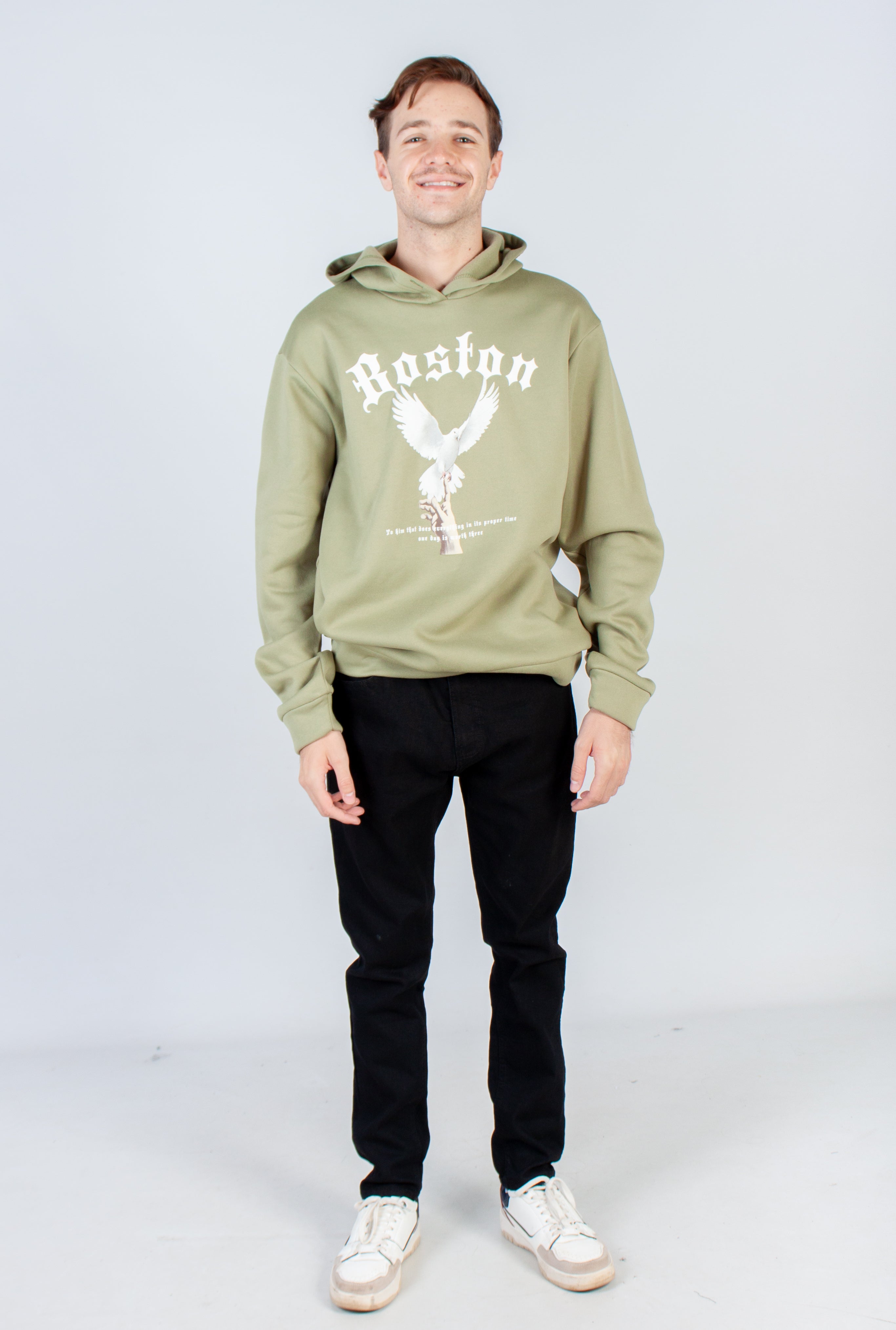 Graphic Hooded Pullover