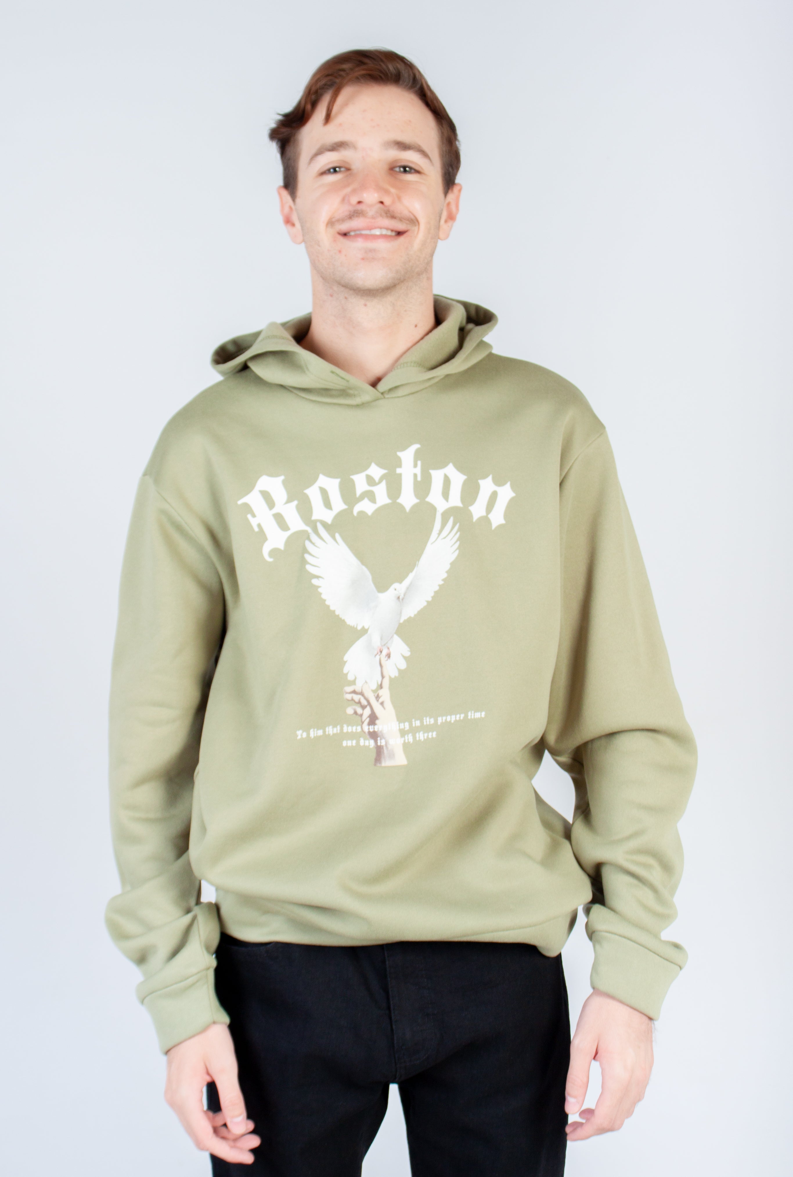 Graphic Hooded Pullover