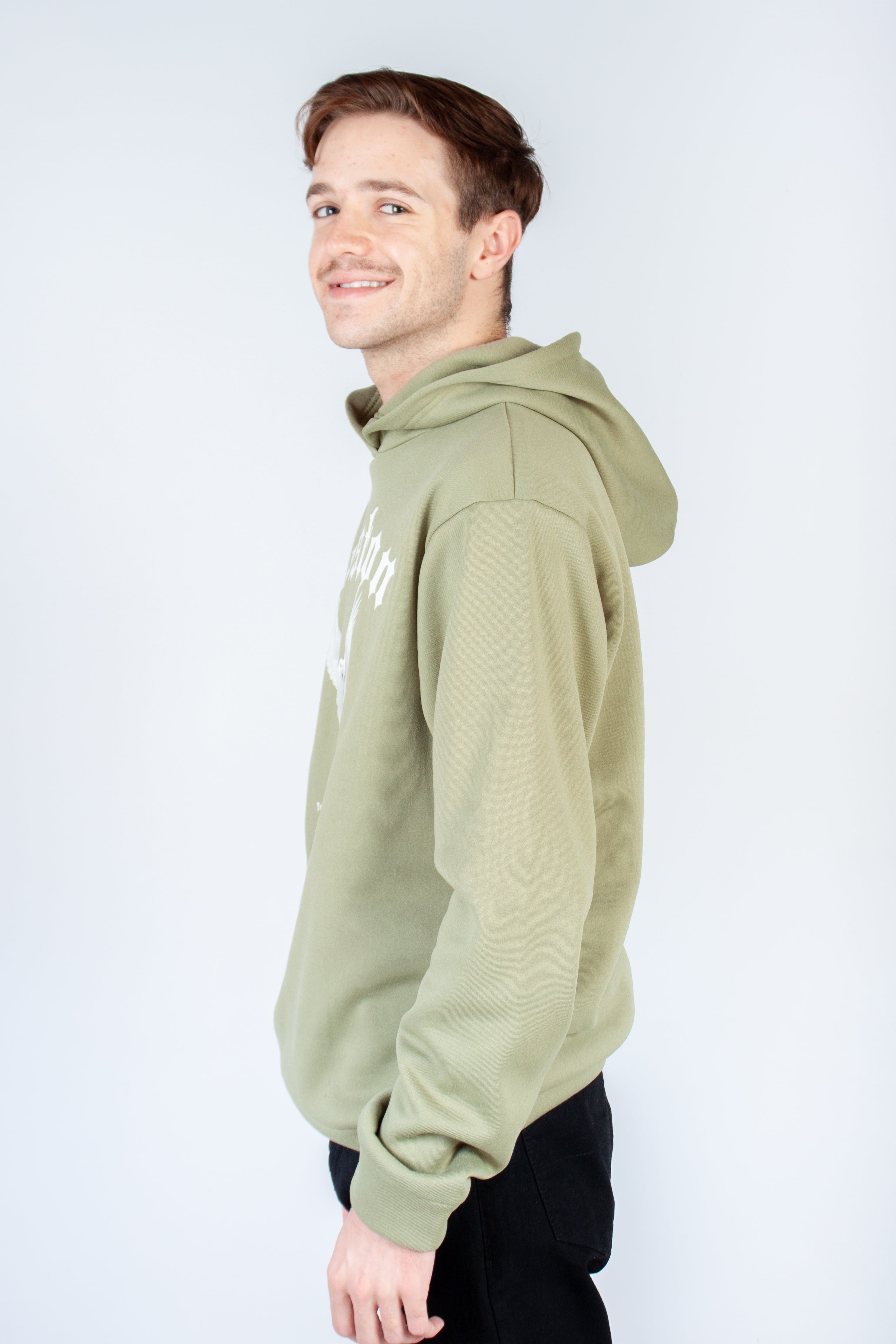 Graphic Hooded Pullover