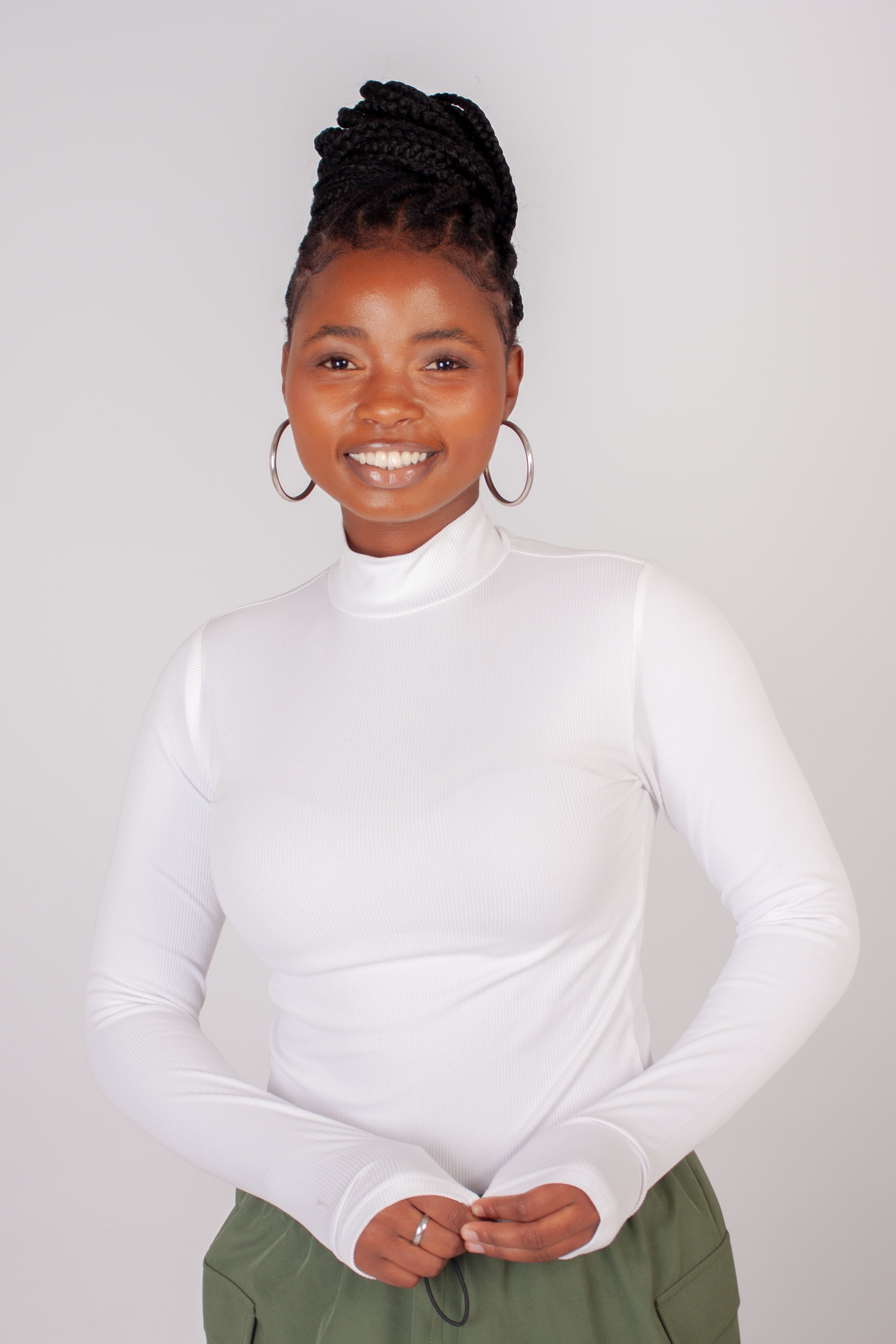 Long Sleeve Turtle Neck Top