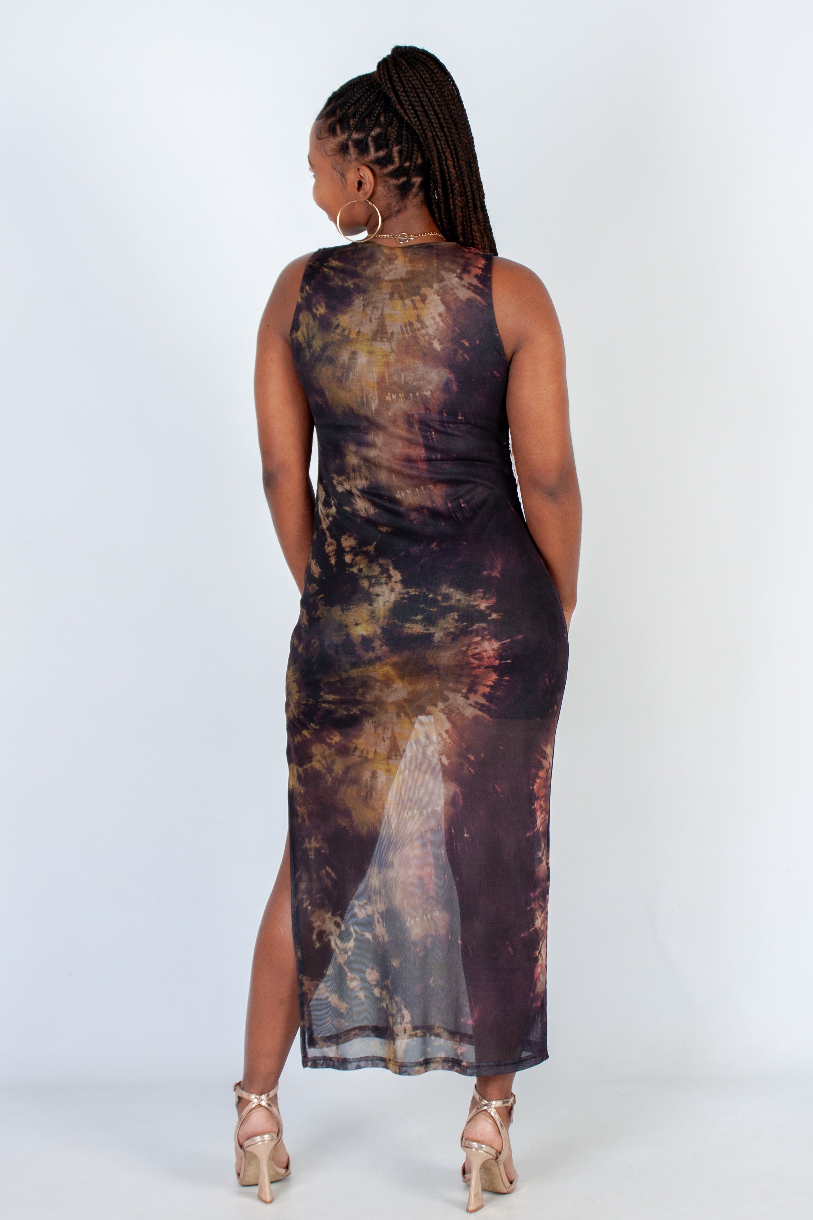 Mesh Maxi Dress