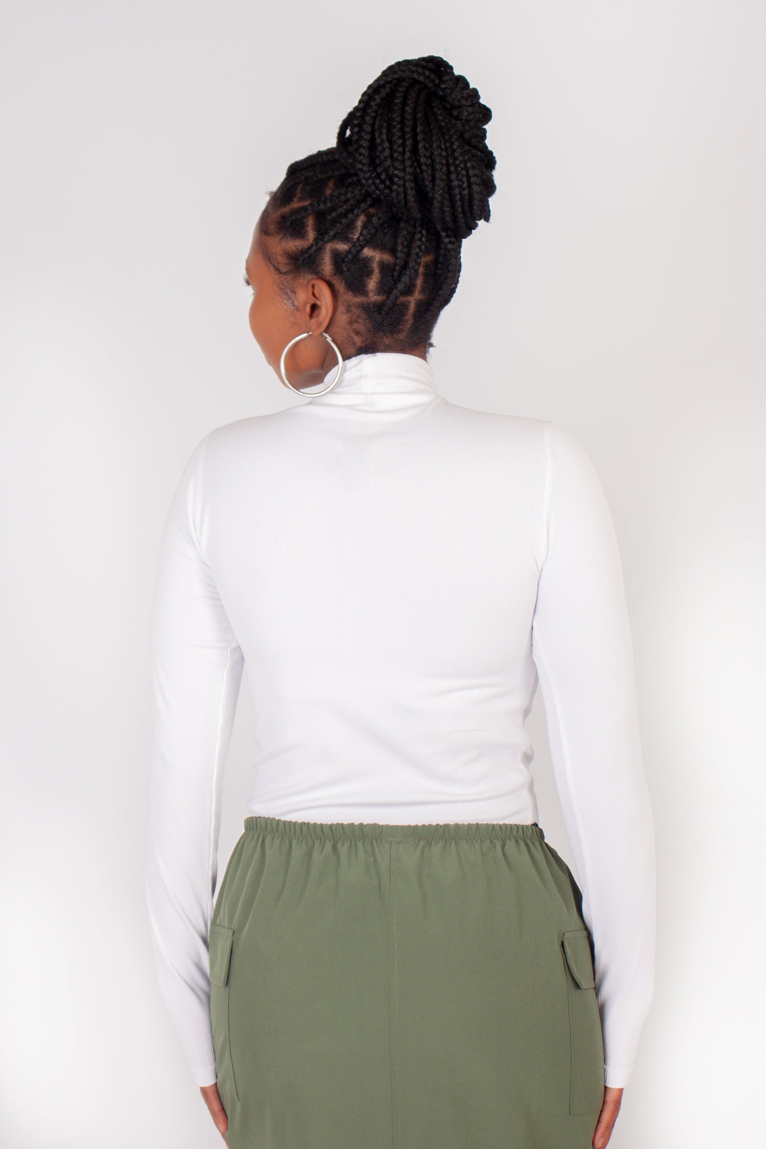 Long Sleeve Turtle Neck Top