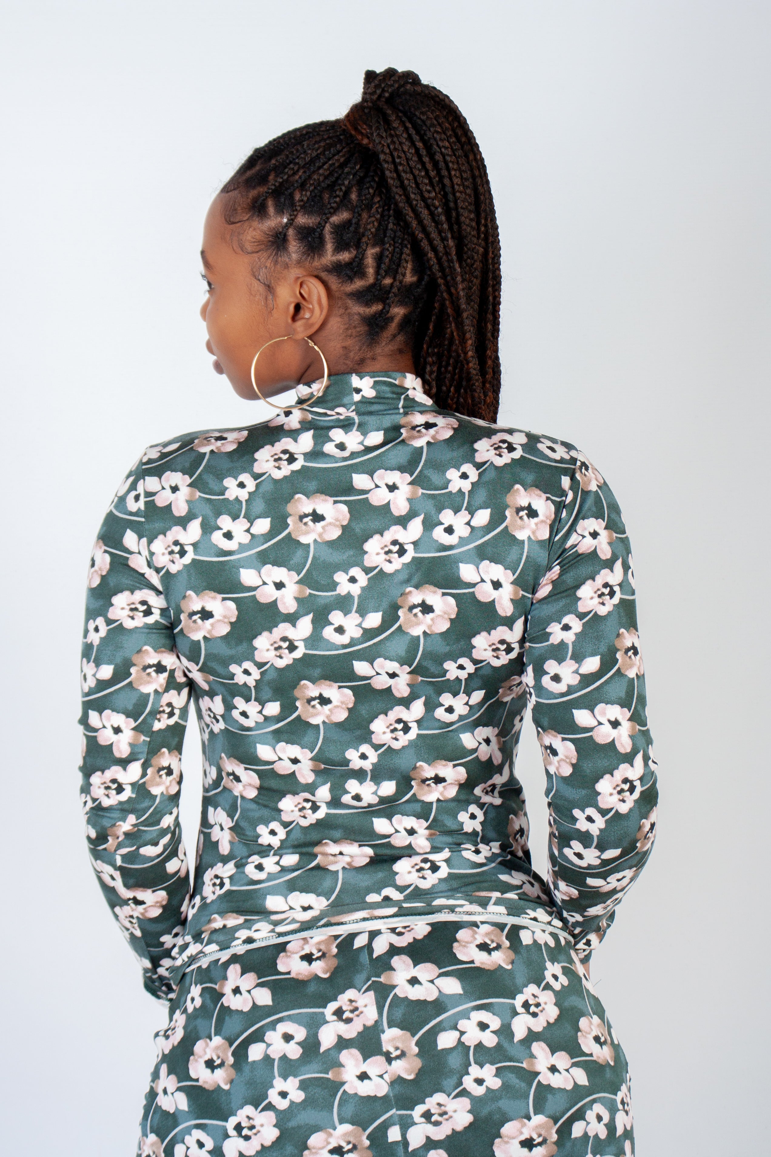 Long Sleeve Turtle Neck Top