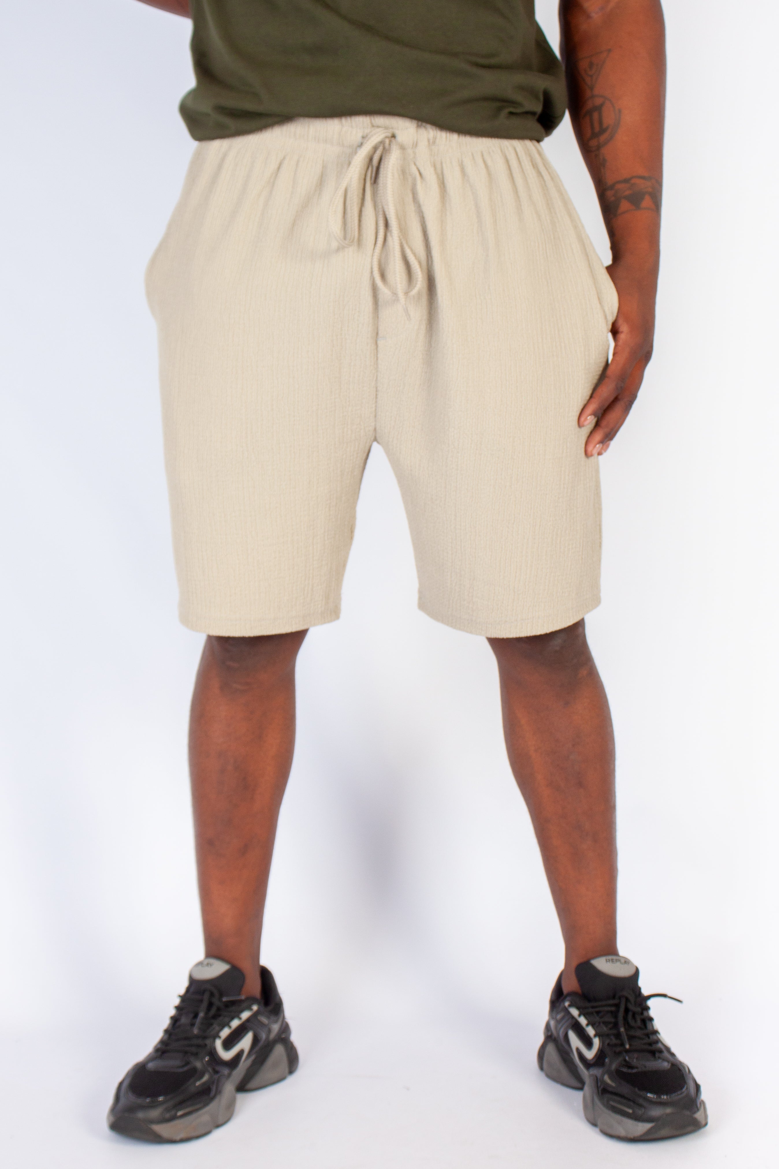 Textured Shorts