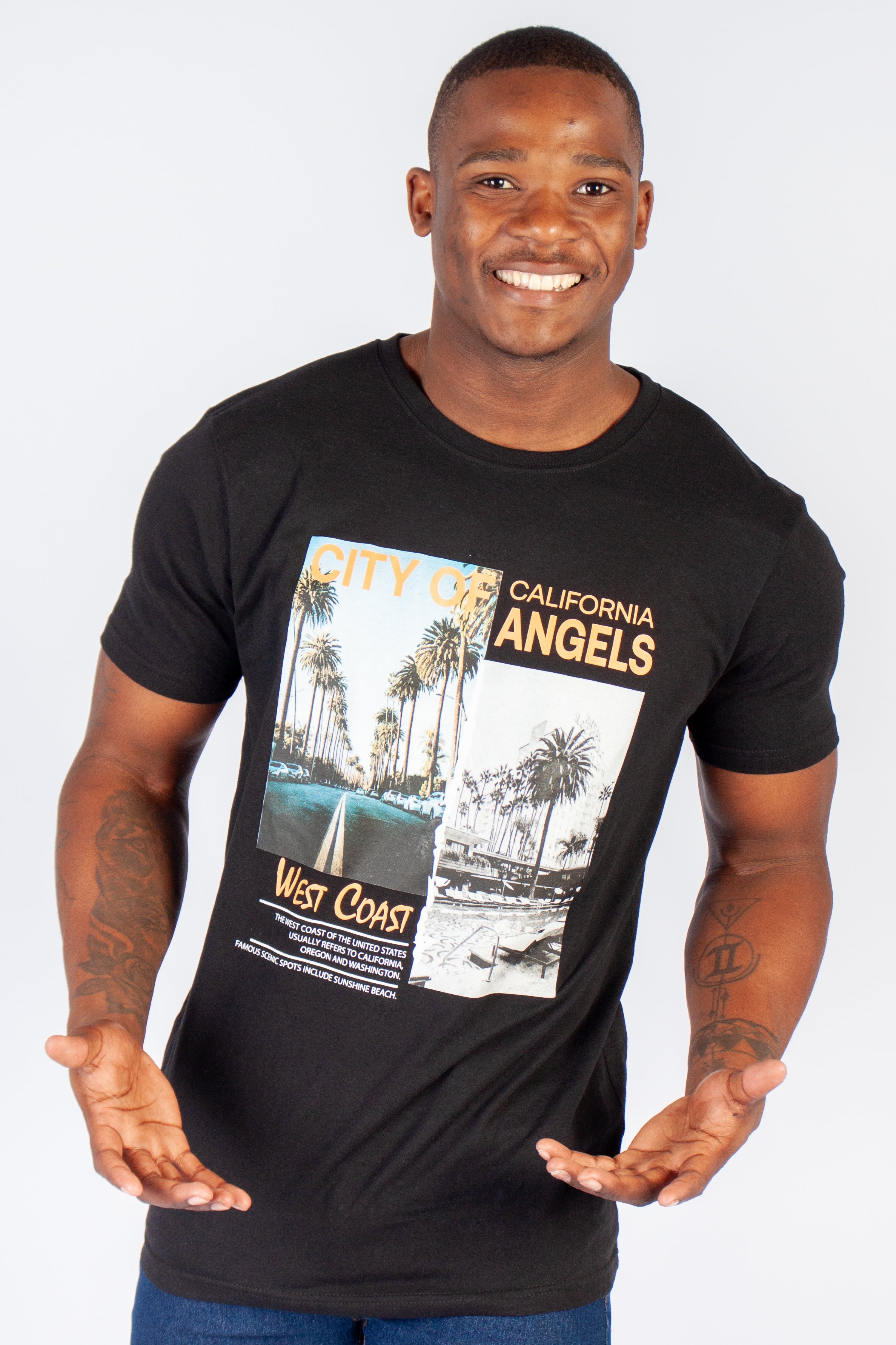 Graphic "City of Angel" T-Shirt