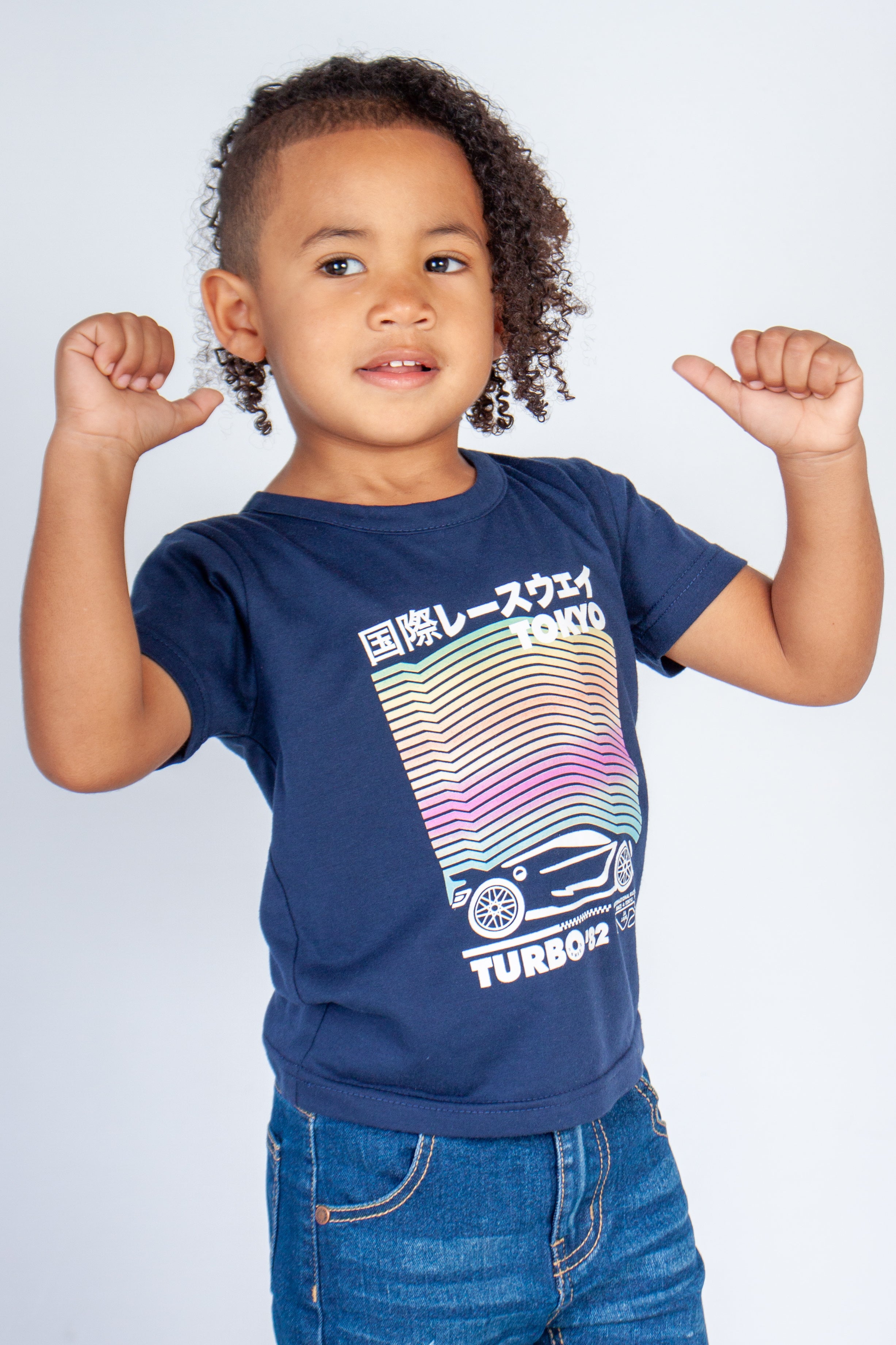 Graphic "Turbo 82" T-Shirt