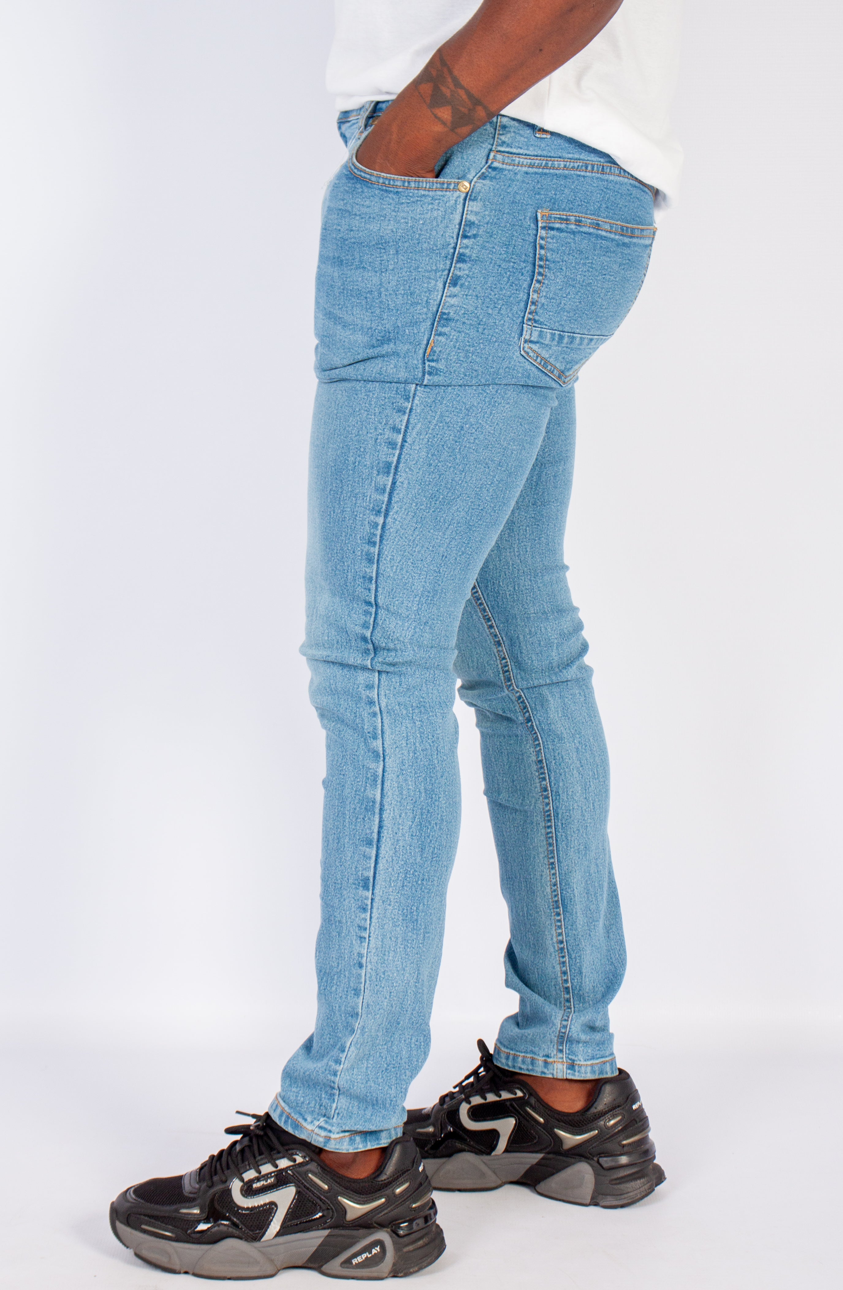 Spray On Denim Jeans