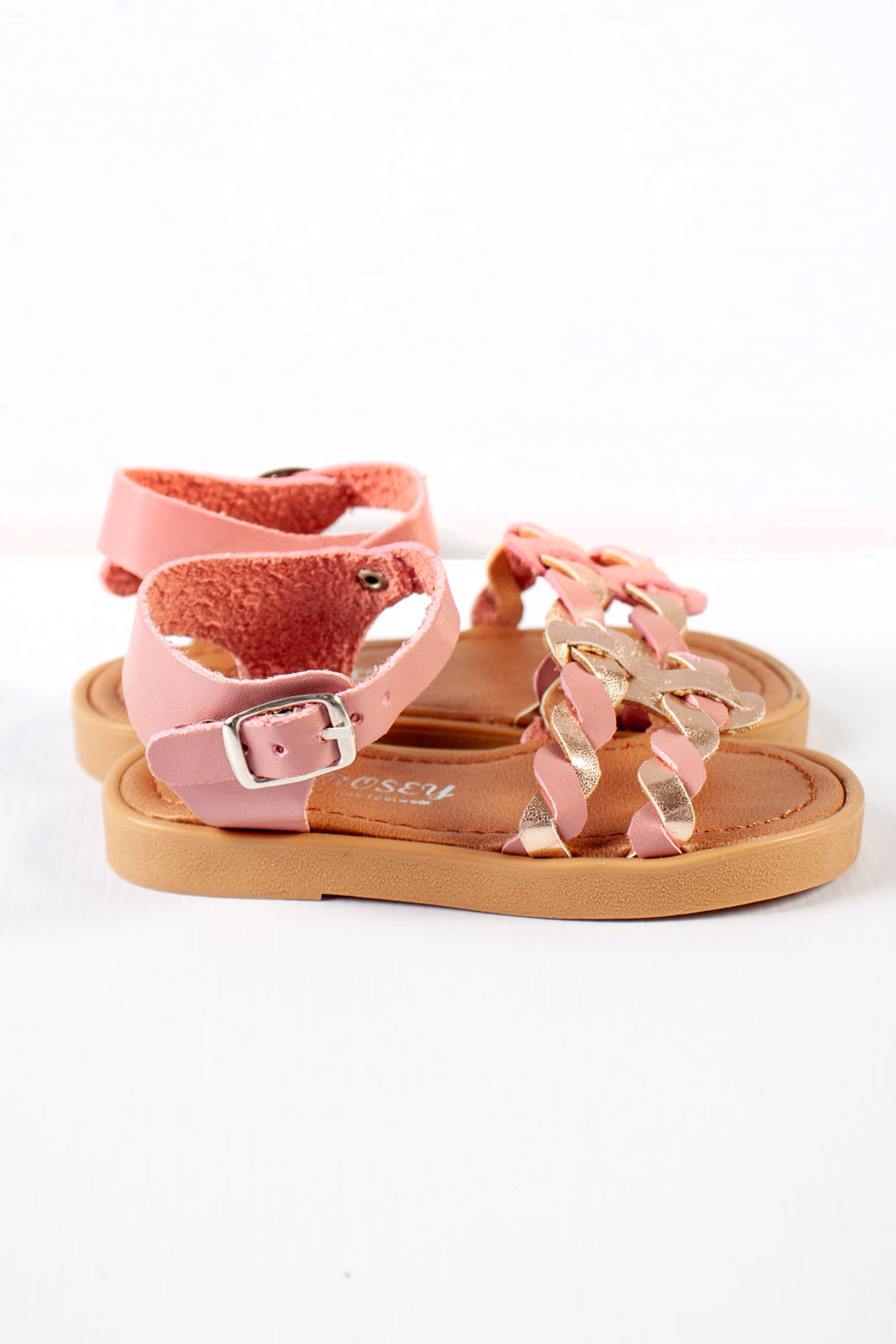 Twisted Back Strap Sandal