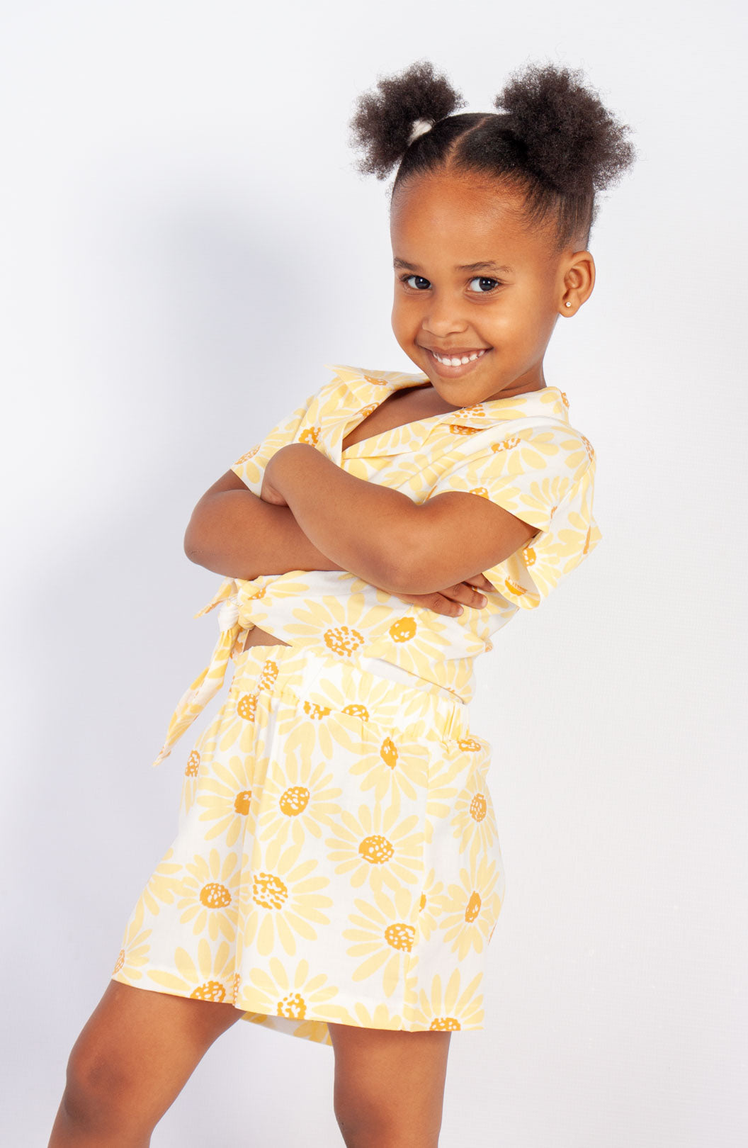 Floral Shirt And Shorts Set