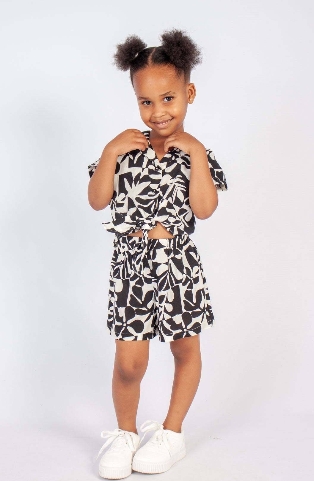 Floral Shirt And Shorts Set