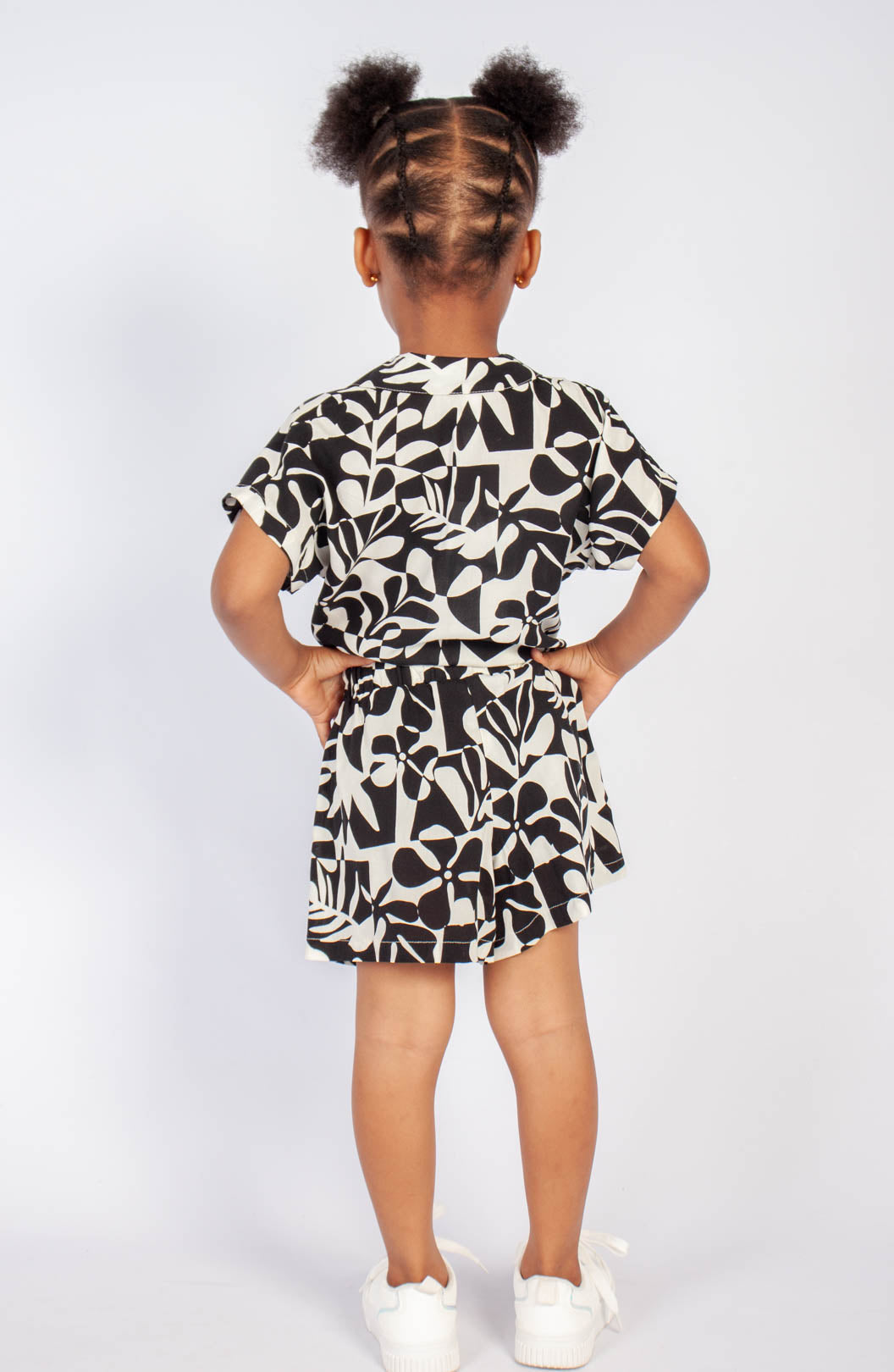 Floral Shirt And Shorts Set