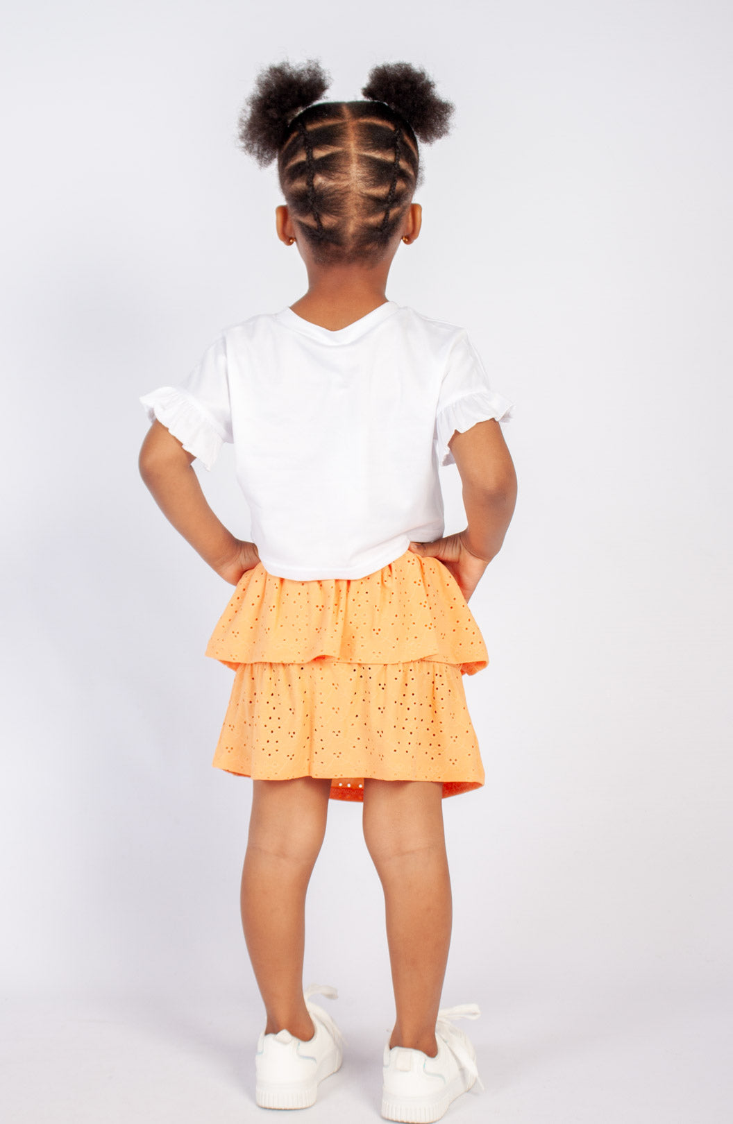 Graphic Top And Skirt Set