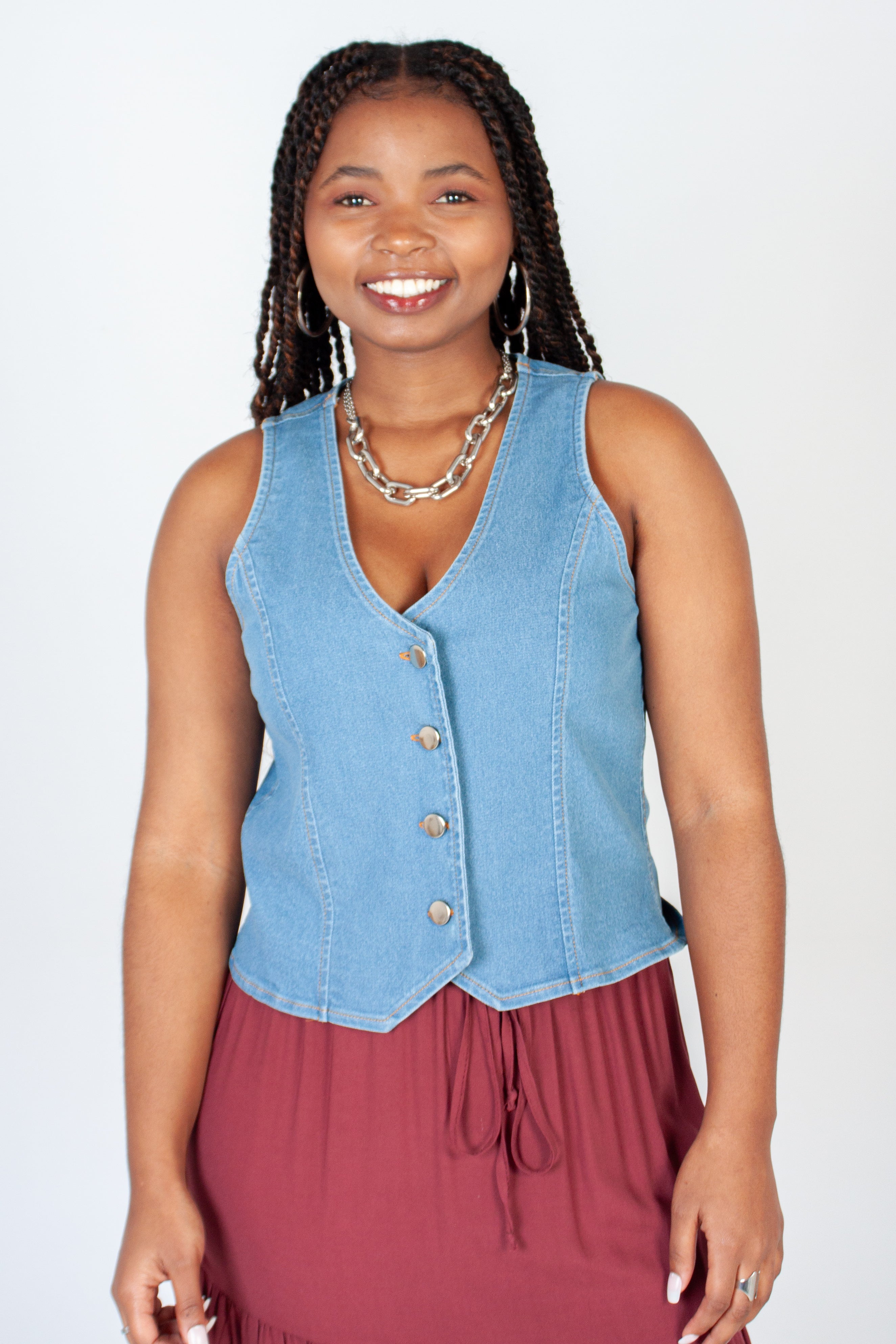 Denim Waistcoat