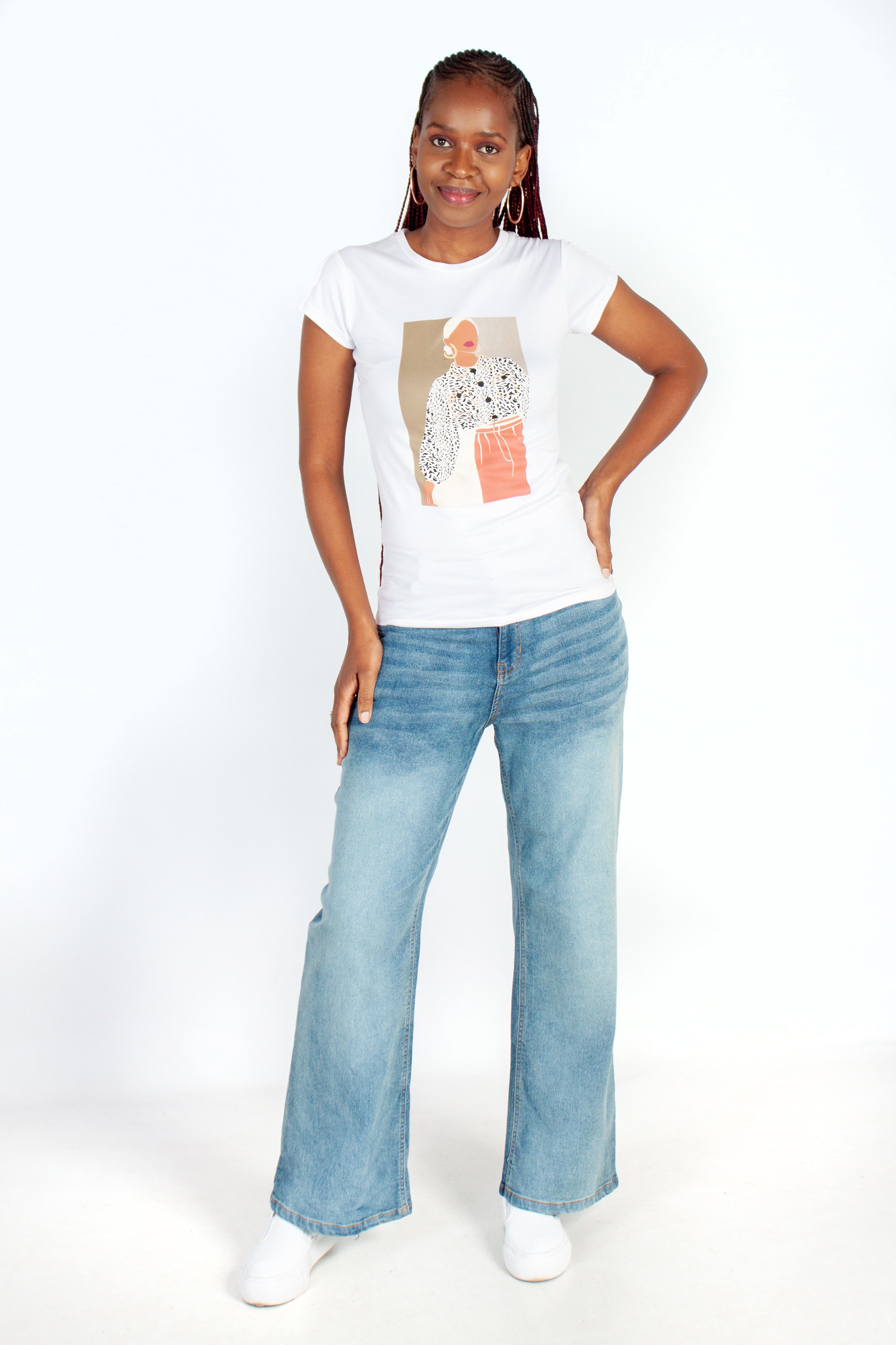 Graphic "Cow Gyal" T-Shirt