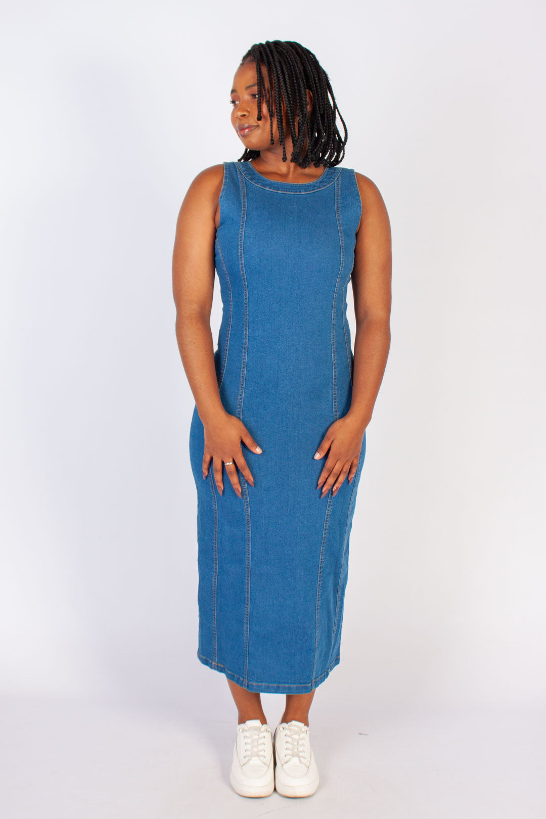 Denim Maxi Dress