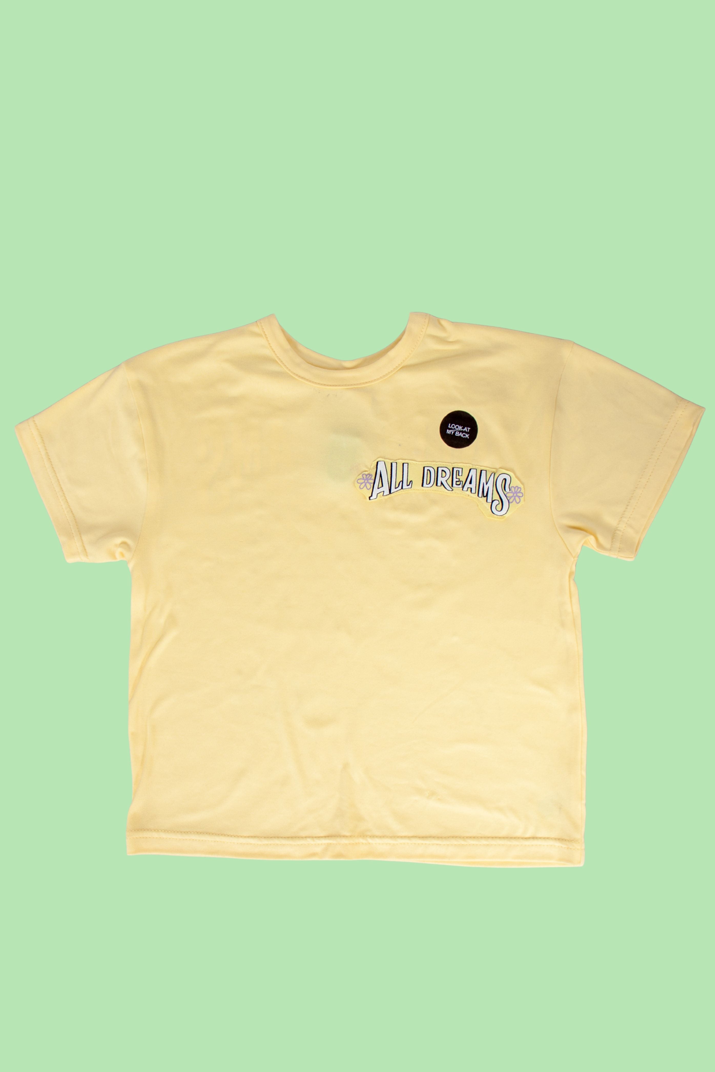 Graphic Oversized "All Dreams Come True" T-Shirt