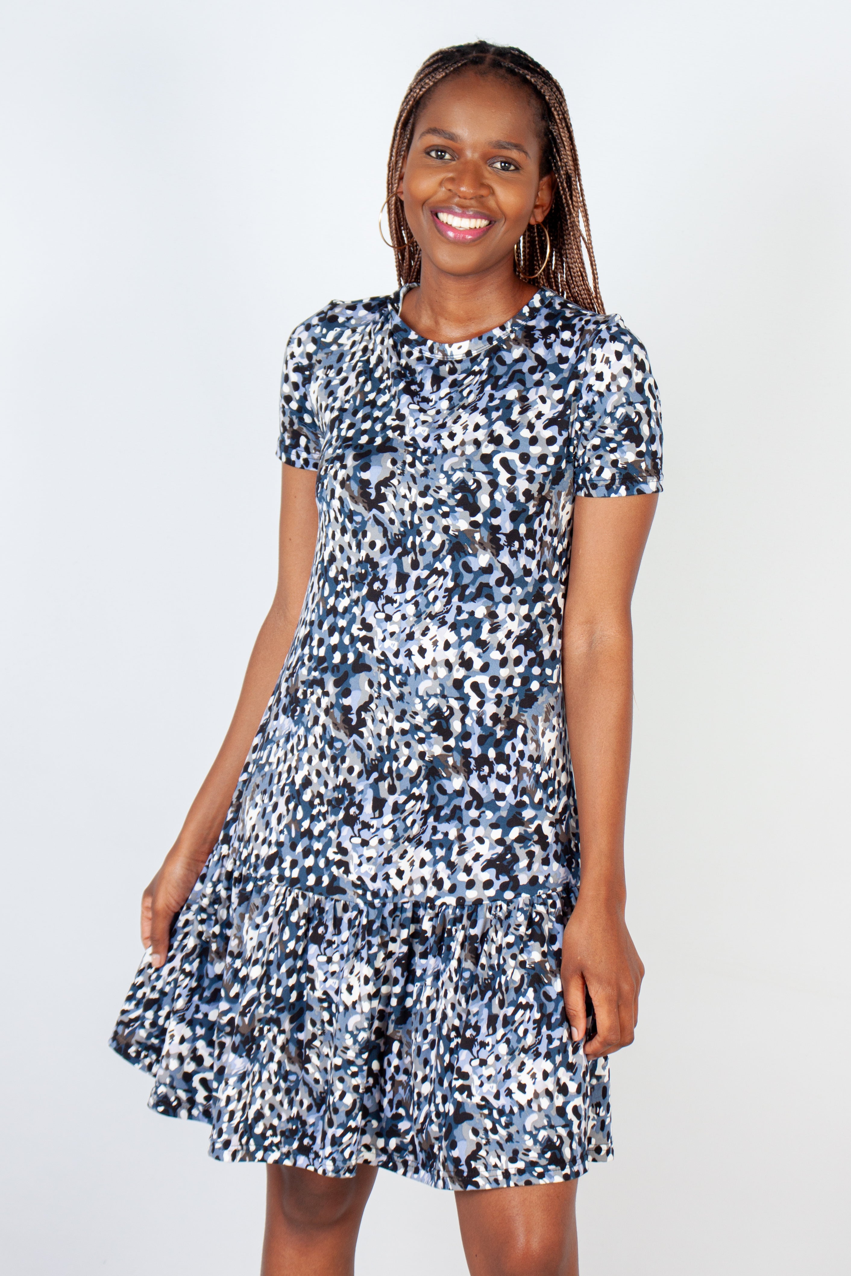 Mini Drop Waist Dress