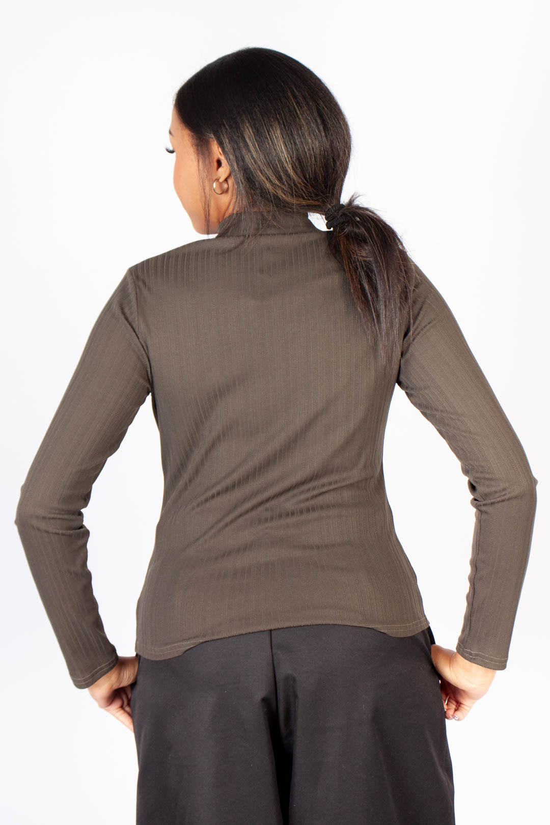 Long Sleeve Turtleneck Top