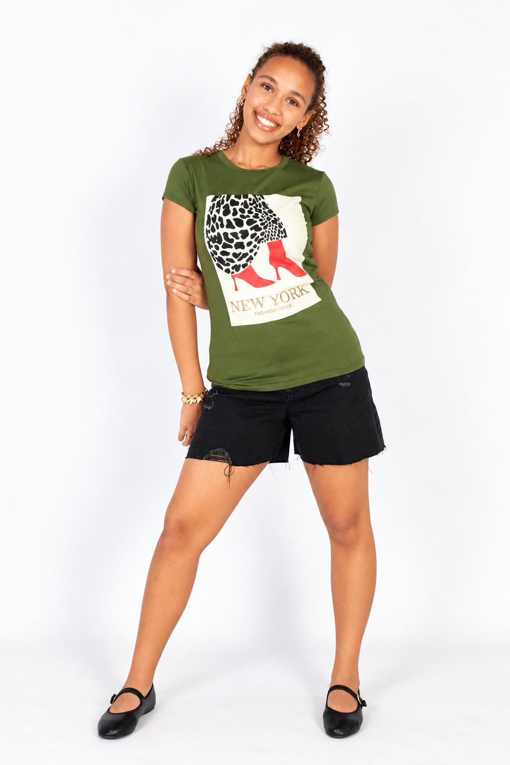 Fitted Graphic T-Shirt