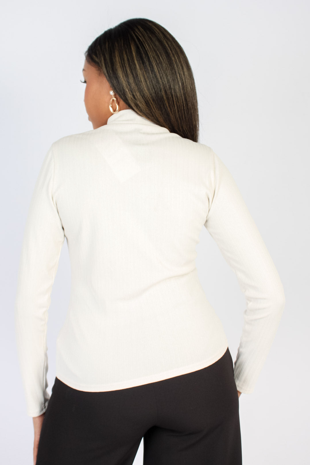 Long Sleeve Turtleneck Top