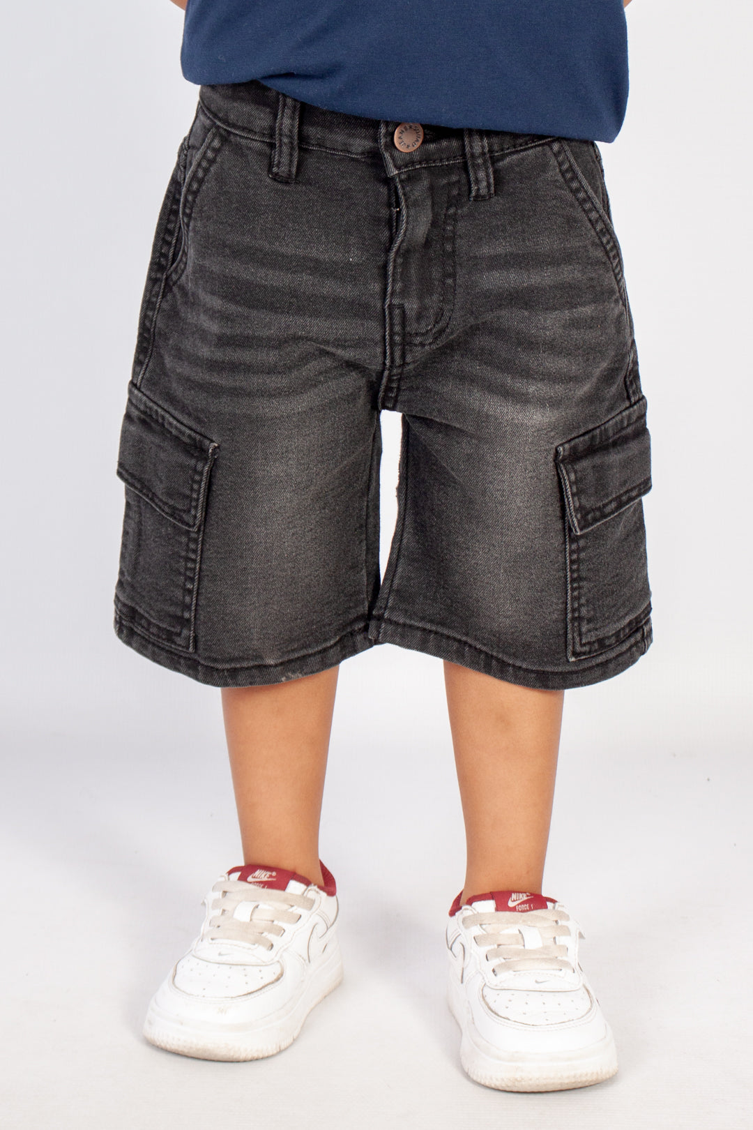 Cargo Denim Shorts