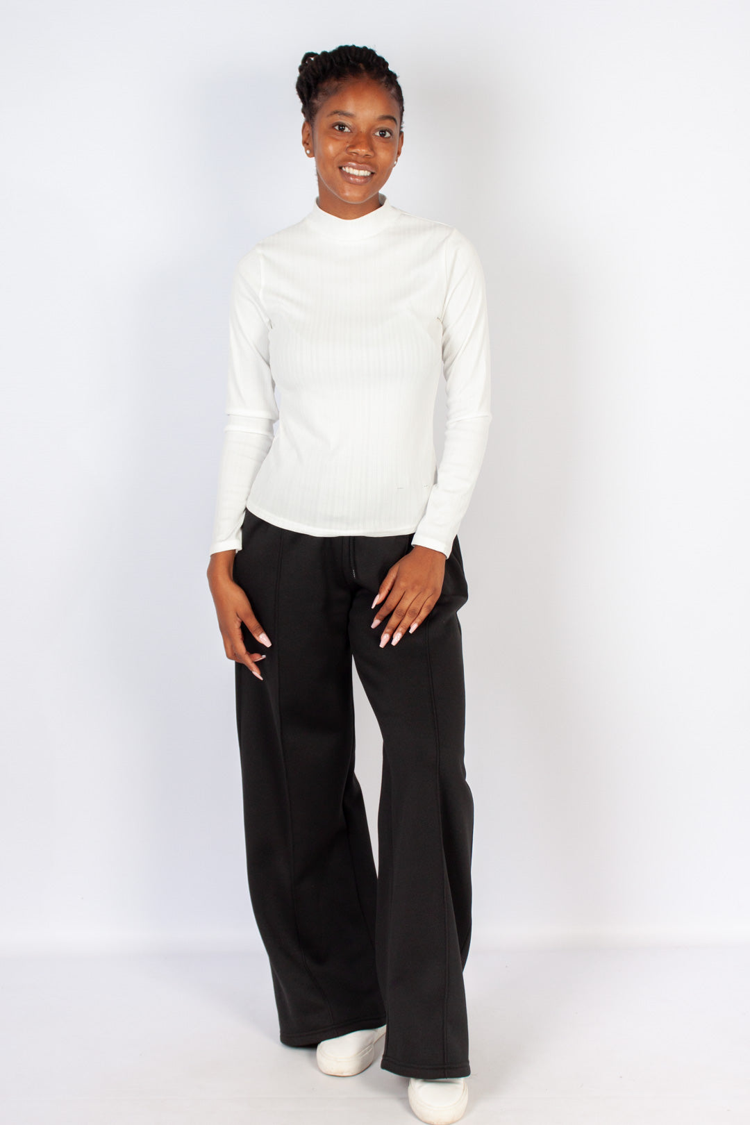 Wideleg Fleece Pants