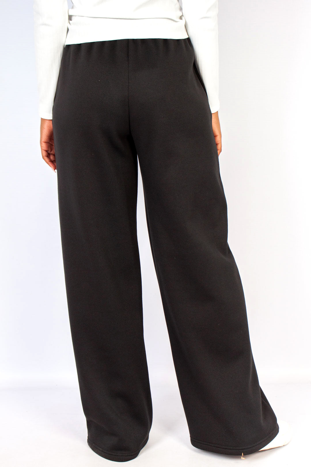 Wideleg Fleece Pants