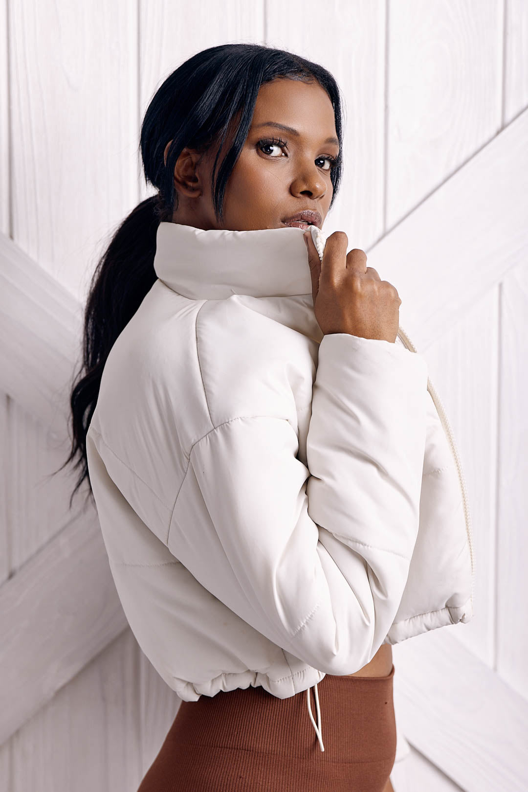 Cropped Puffer Jacket
