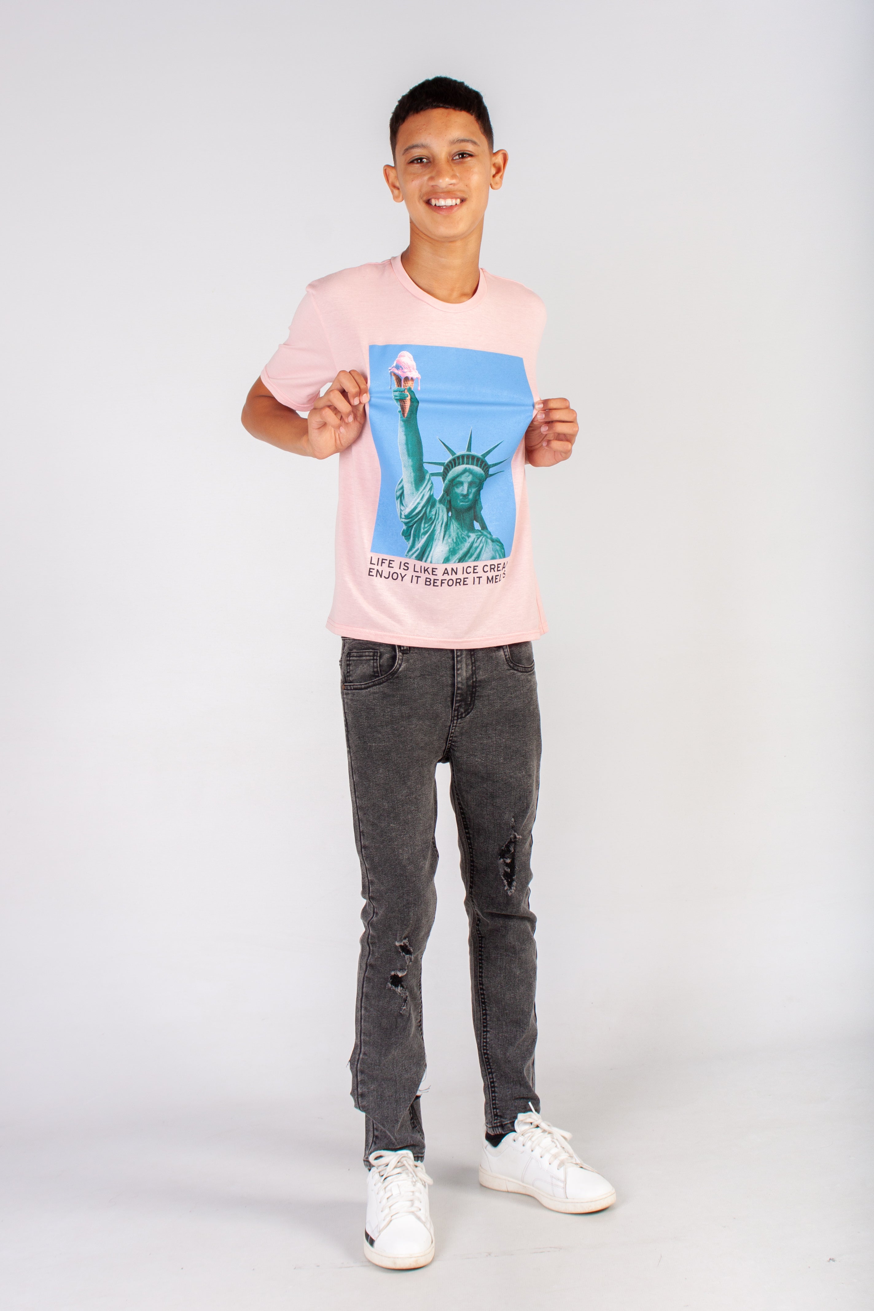 Graphic Oversized "Statue of Liberty" T- Shirt