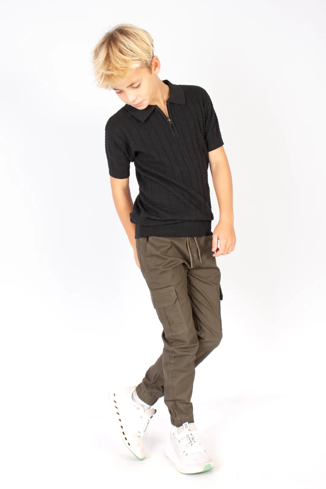 1/4 Zip Knit Golfer