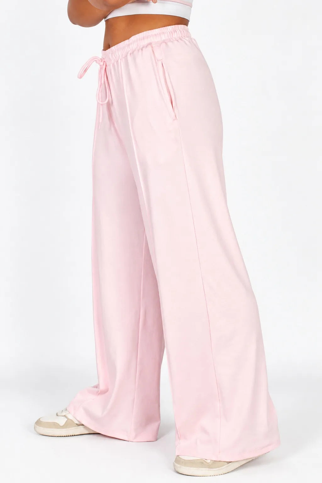 lds light pink pintuck wideleg