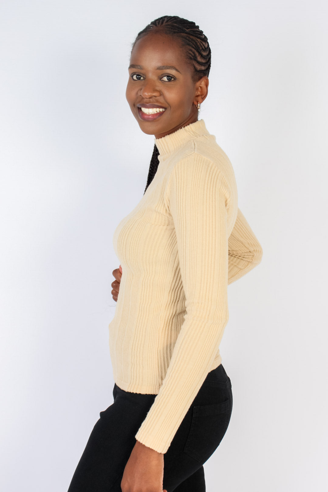 Long Sleeve Turtleneck Top
