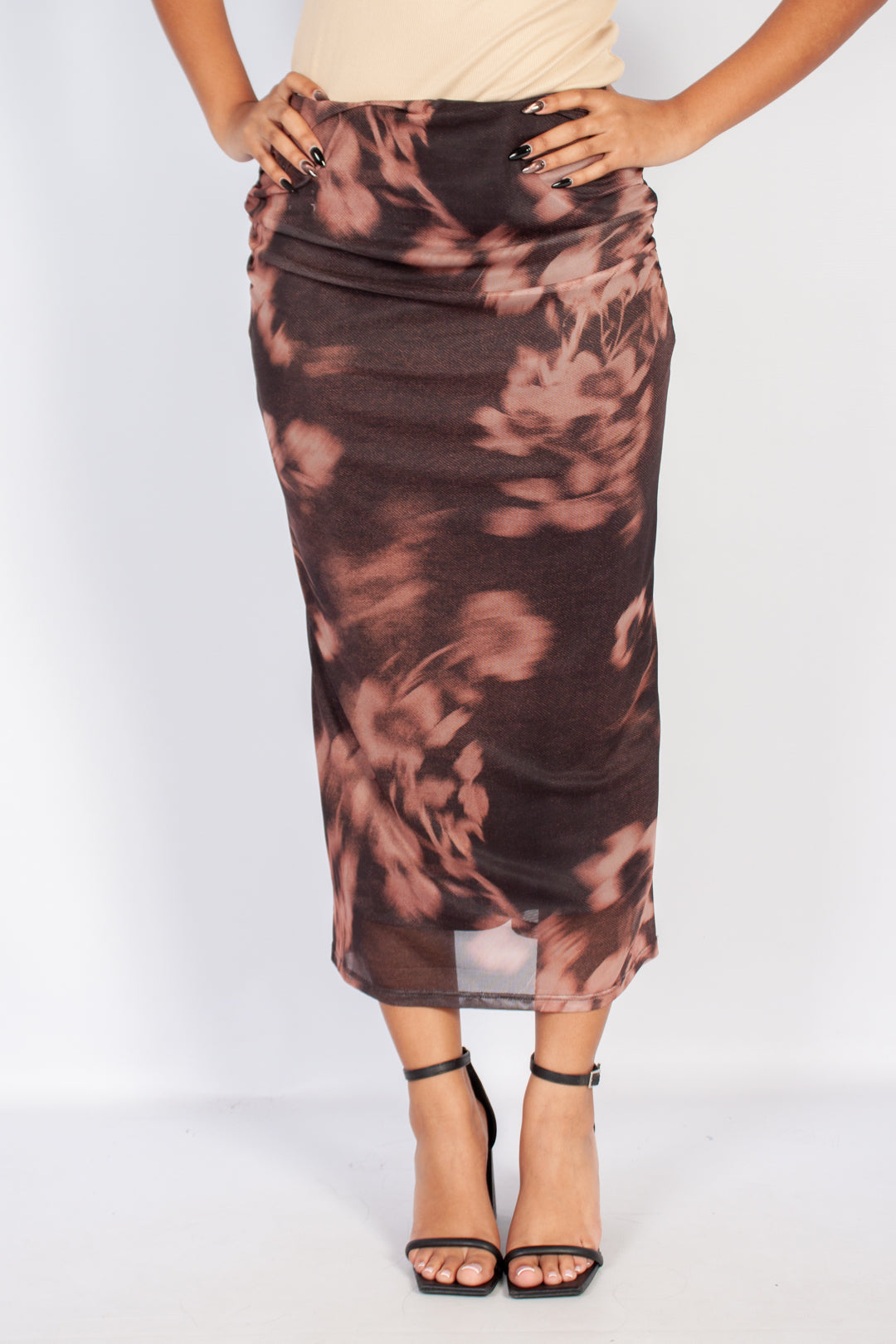 Mesh Maxi Skirt
