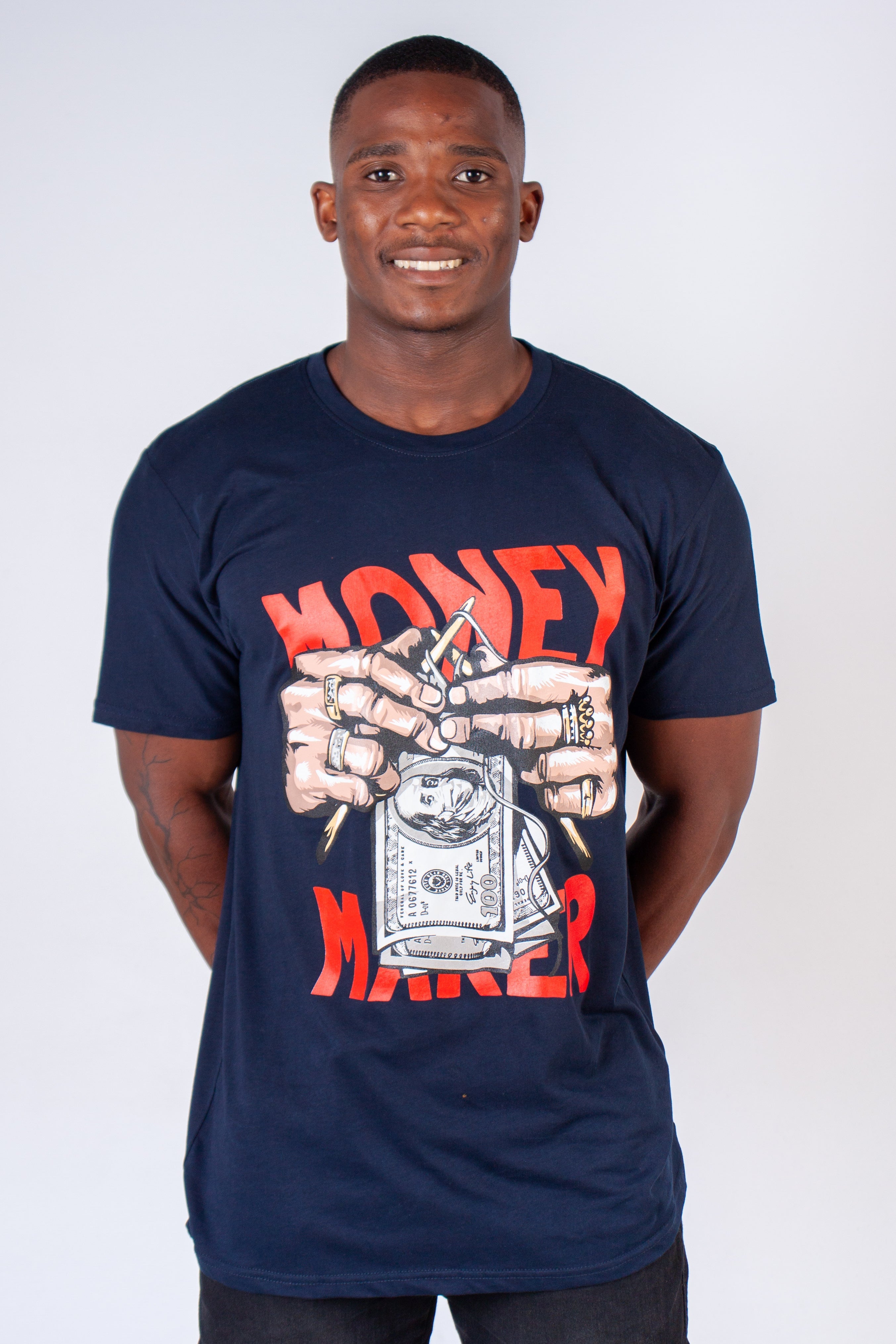 Graphic "Money Maker" T-Shirt