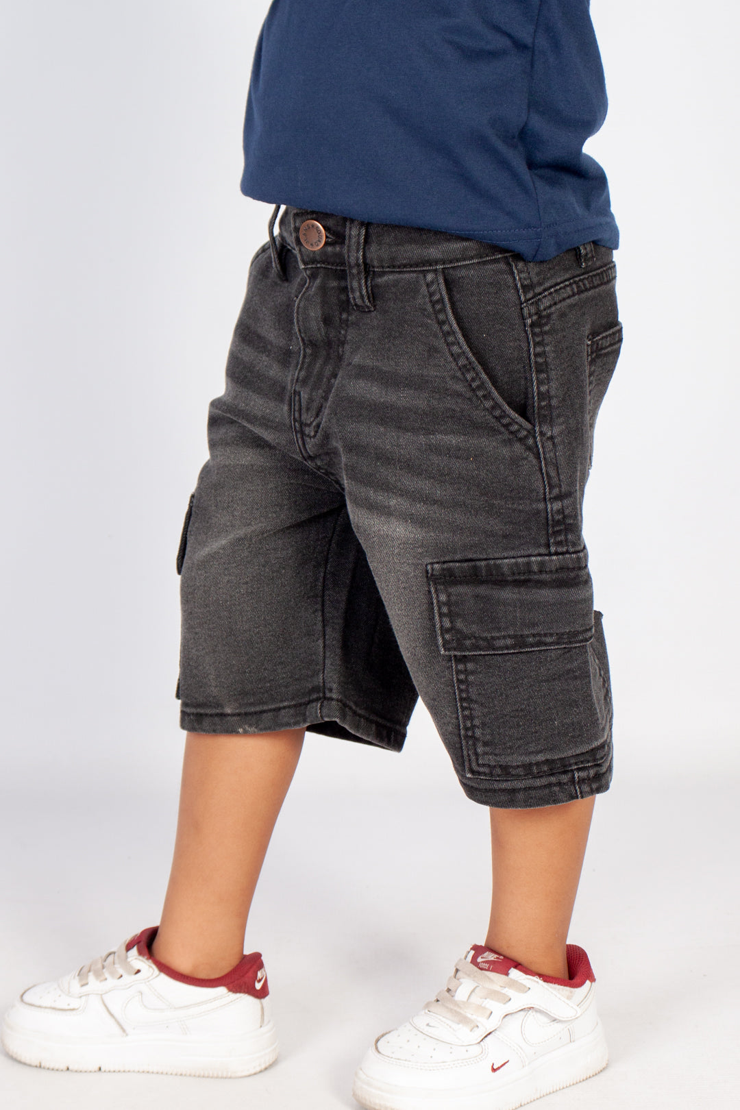 Cargo Denim Shorts