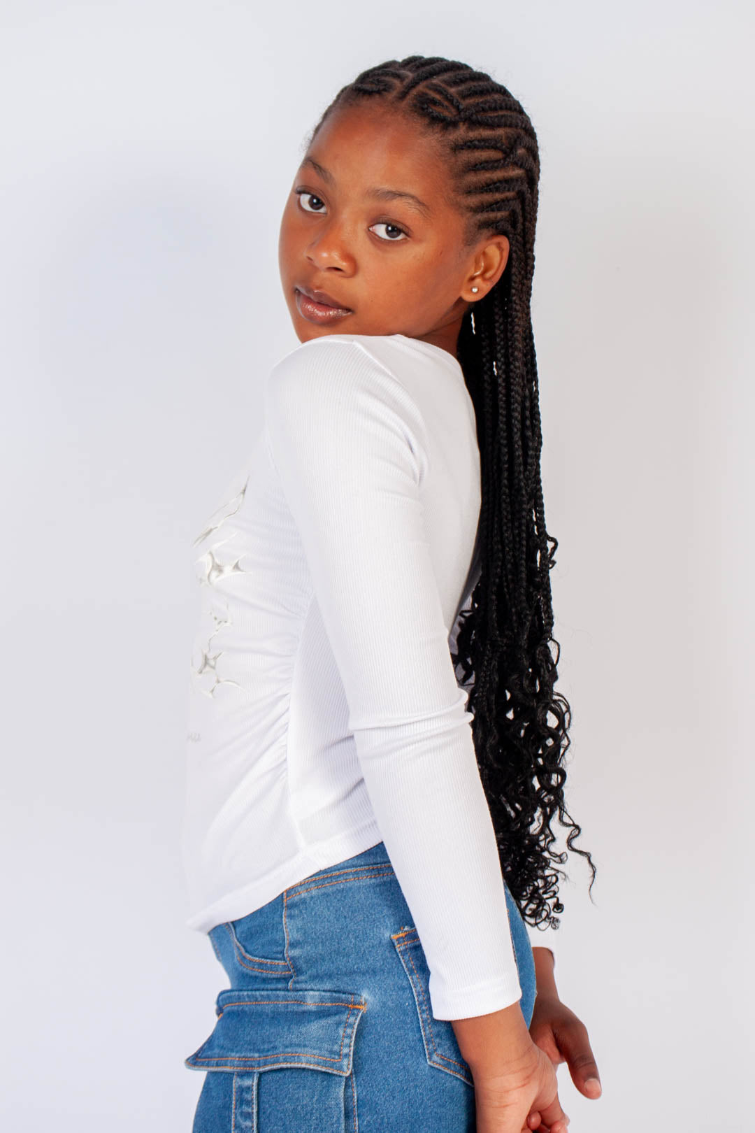 Long Sleeve Ribbed Tee