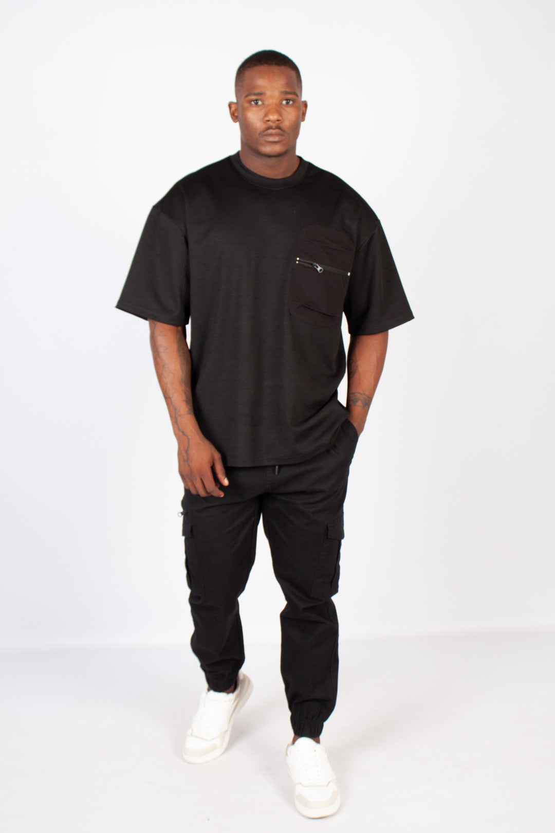 Twill Cargo Joggers