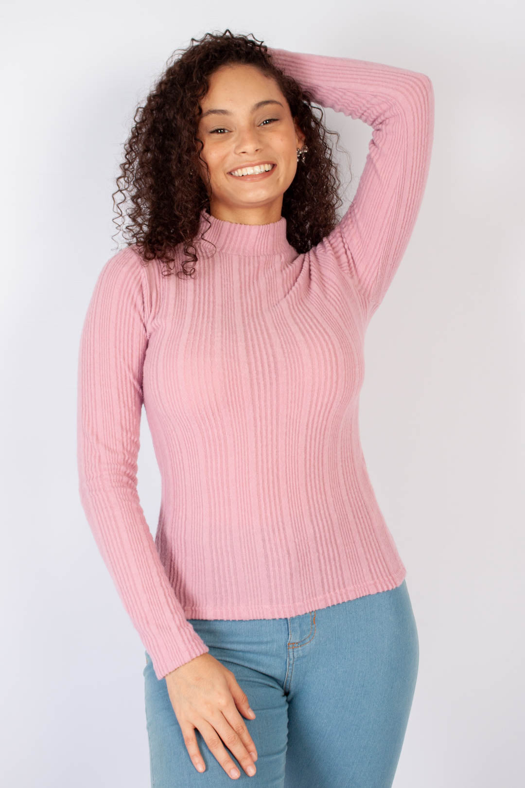 Long Sleeve Turtleneck Top