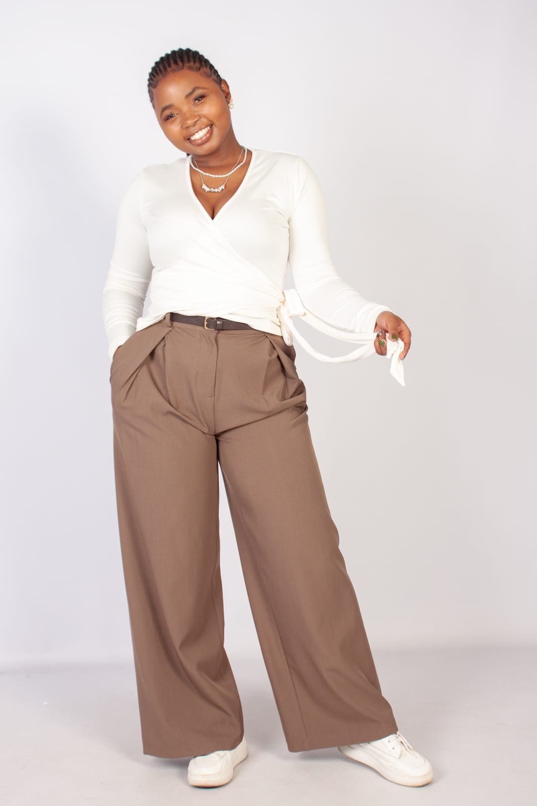 Fashion 3/4 Sleeve Knittops