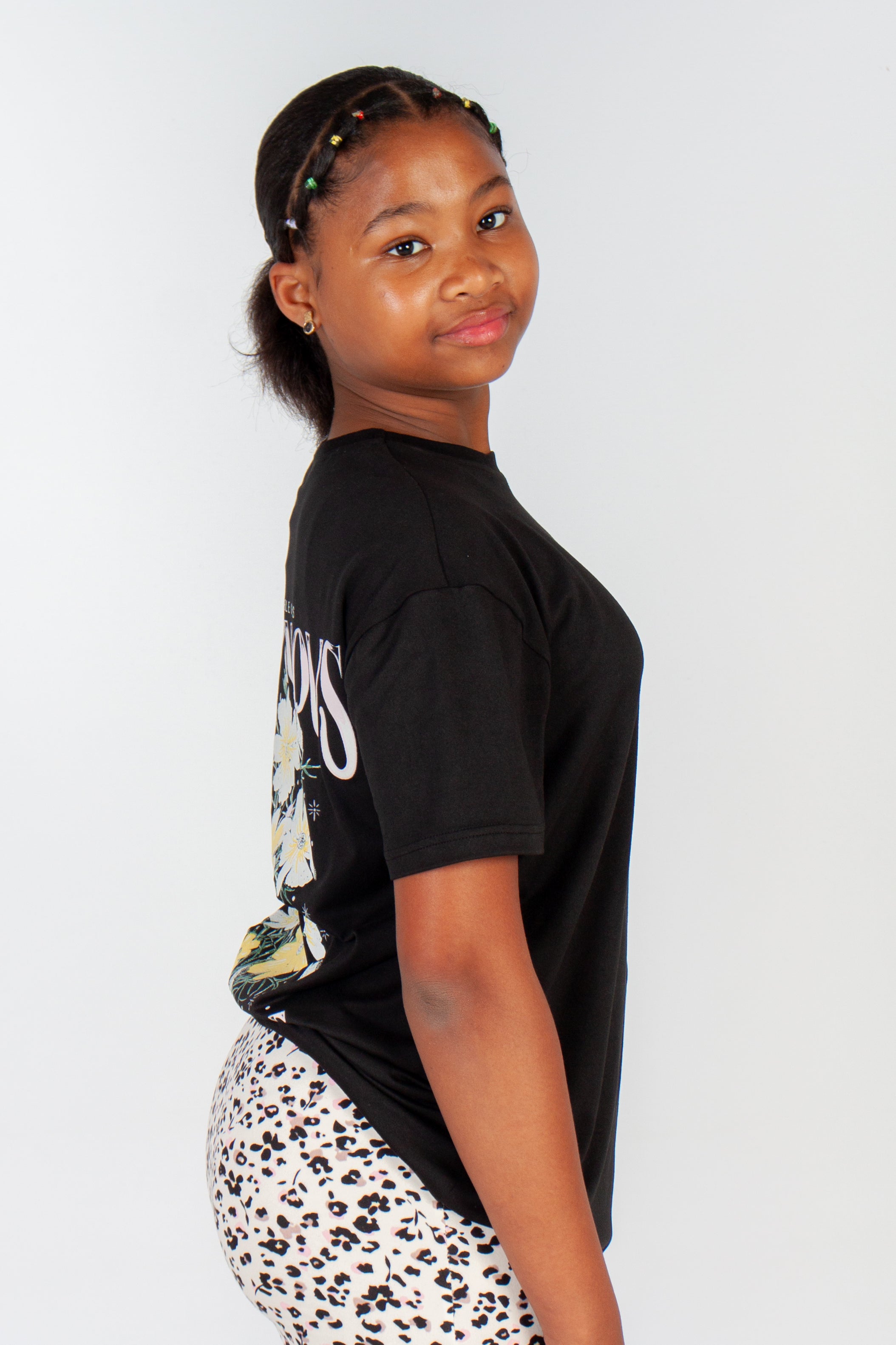 Graphic Oversized "Stay Curious" T-Shirt