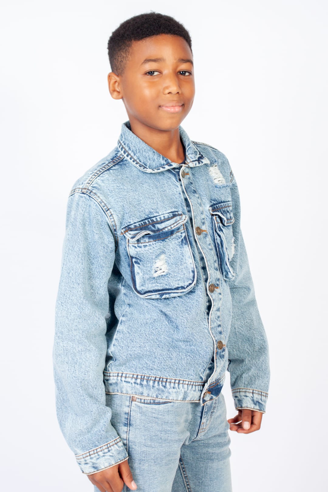 Cargo Denim Jacket