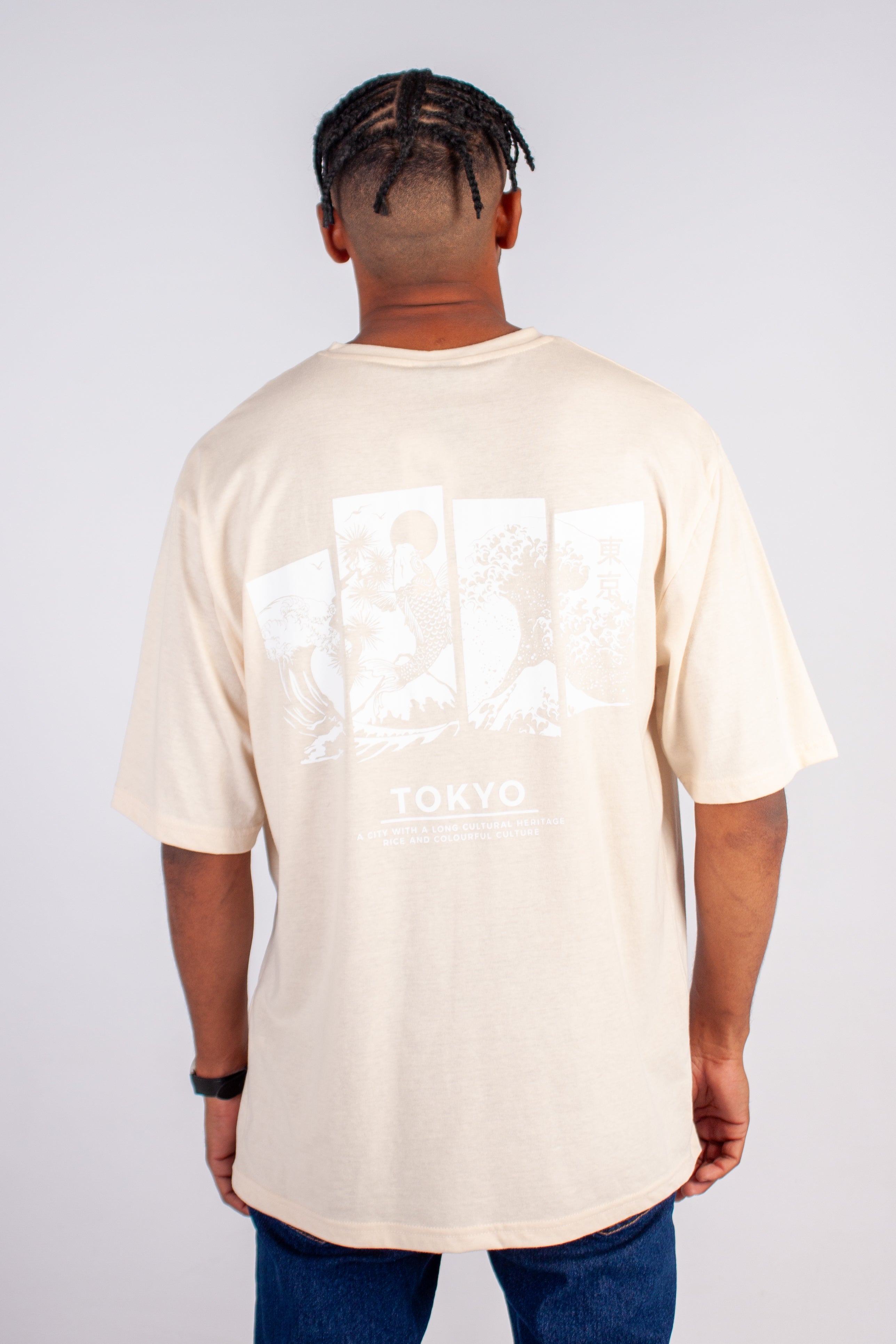 Graphic Oversized "Tokyo" T-Shirt