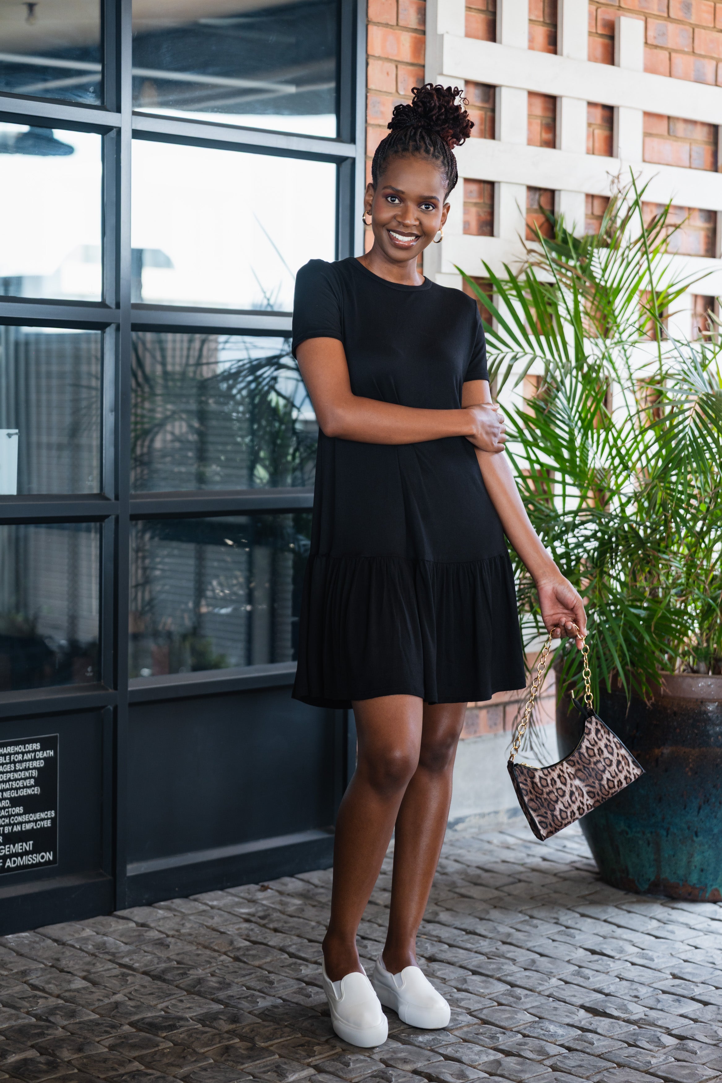 Mini Drop Waist Dress