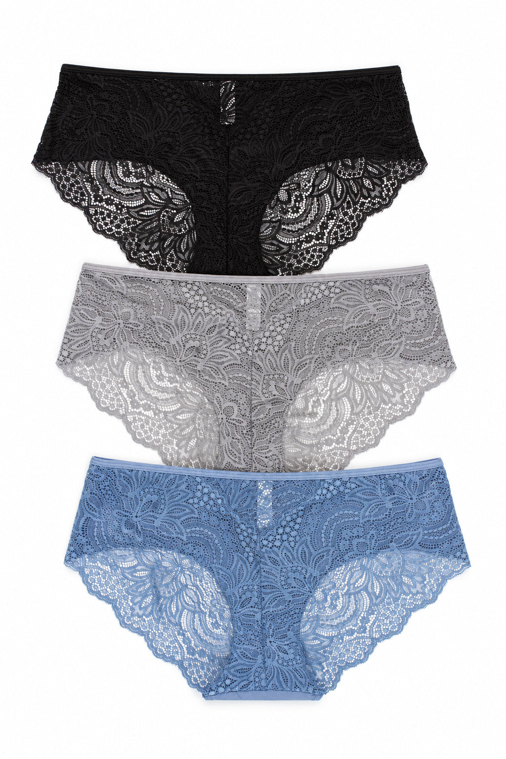 3 Pack Lace Boyleg