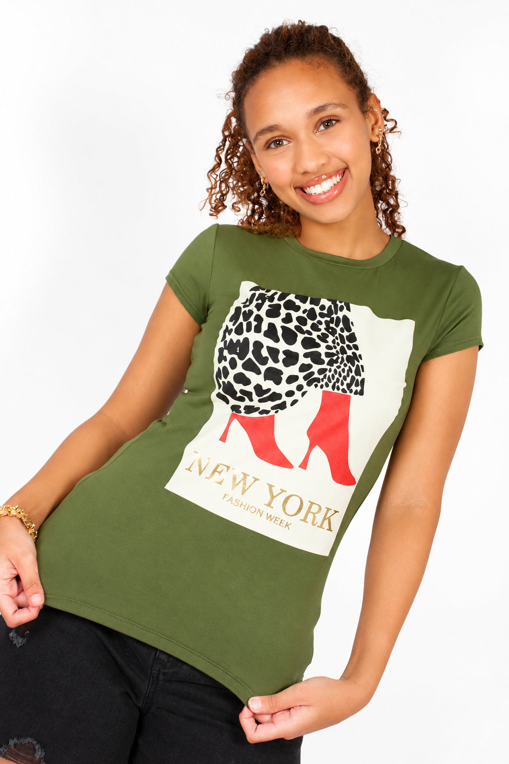 Fitted Graphic T-Shirt